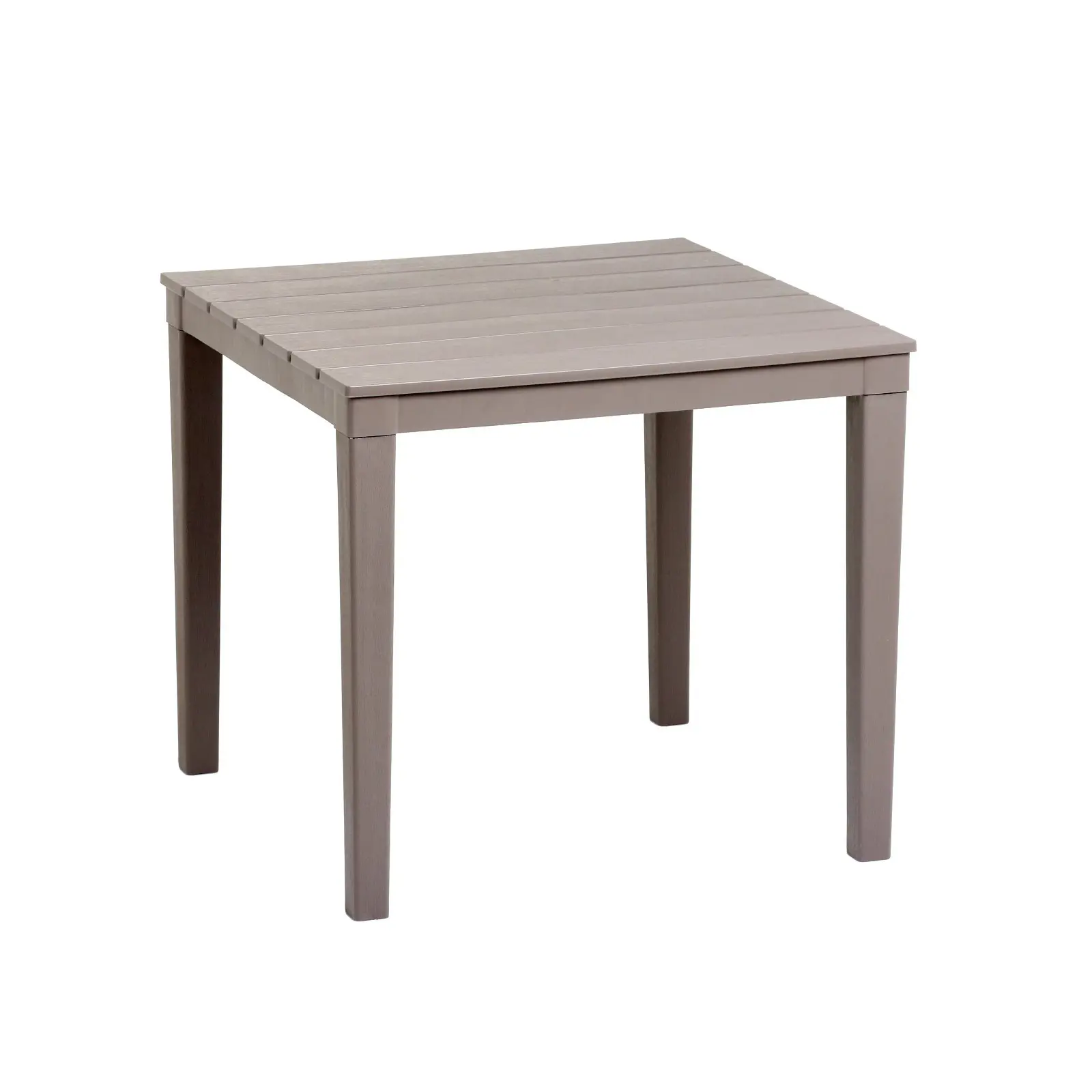 Изображение товара Нераздвижной садовый стол Элластик-пласт Прованс 80 см x 80 см x 70 см отсутствует коричневый