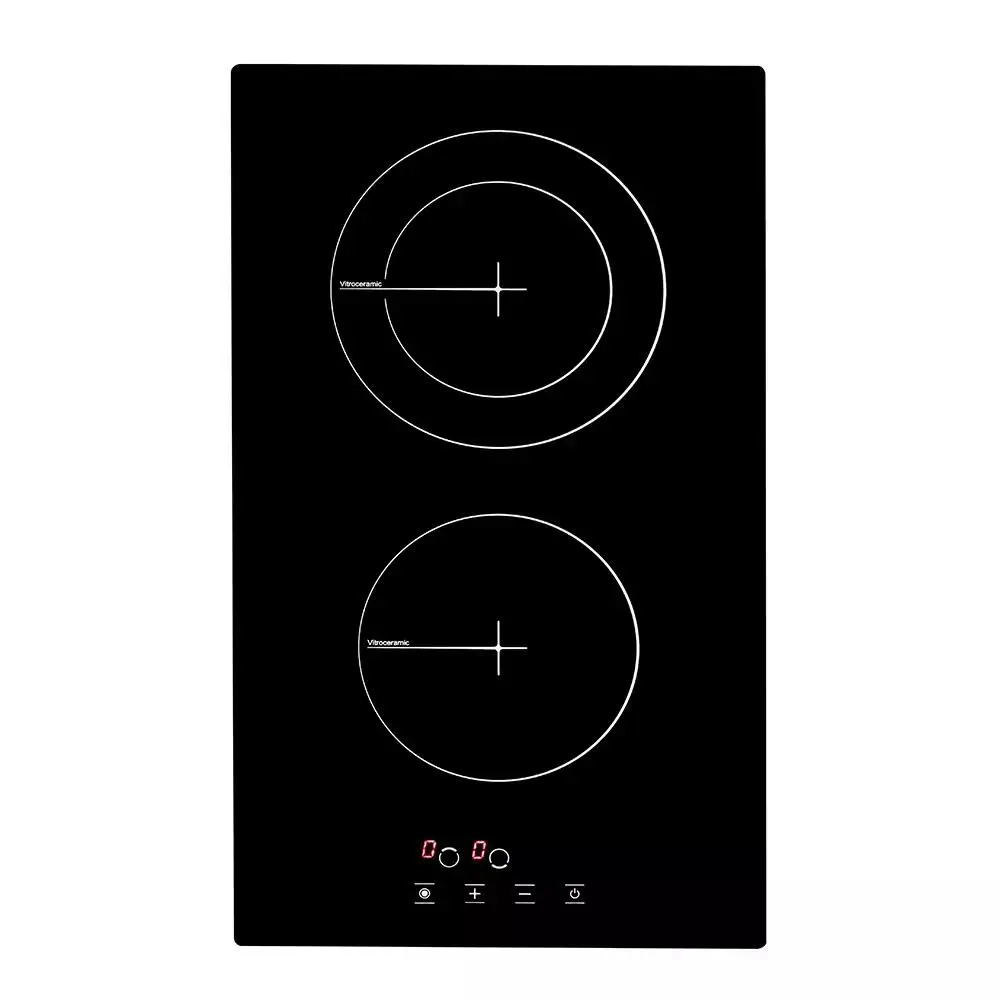 Изображение товара Электрическая варочная панель Simfer H30D12B022 30 см 2 конфорки цвет черный