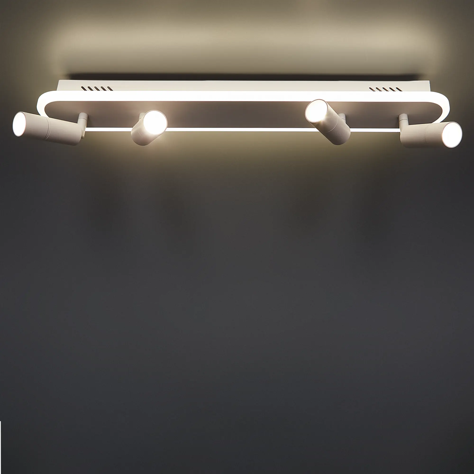 Изображение товара Светильник потолочный светодиодный Eurosvet 36 Вт 4 м² нейтральный белый свет, черный