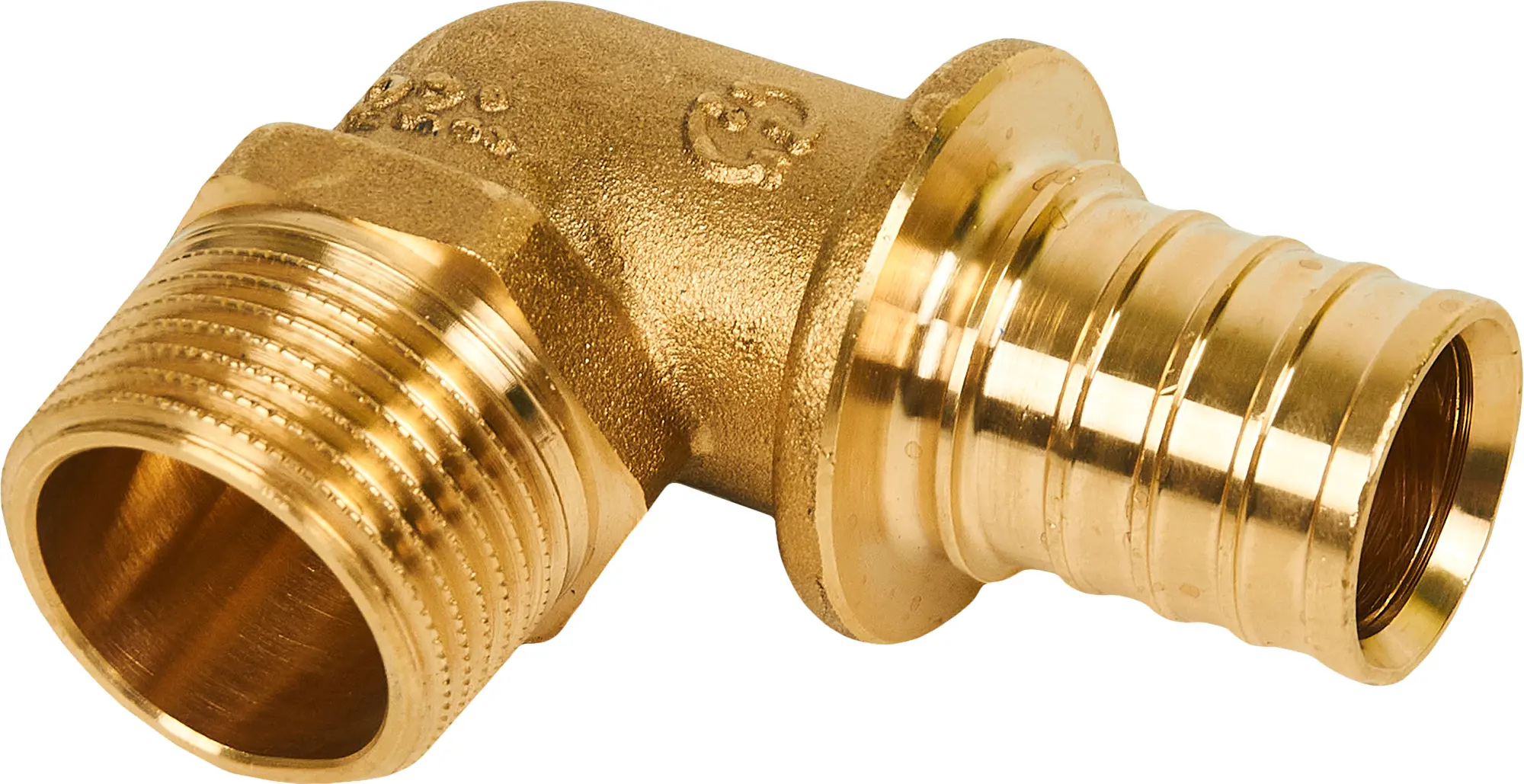 Изображение товара Угольник переходной Stout 1"x32 мм латунь с наружной резьбой