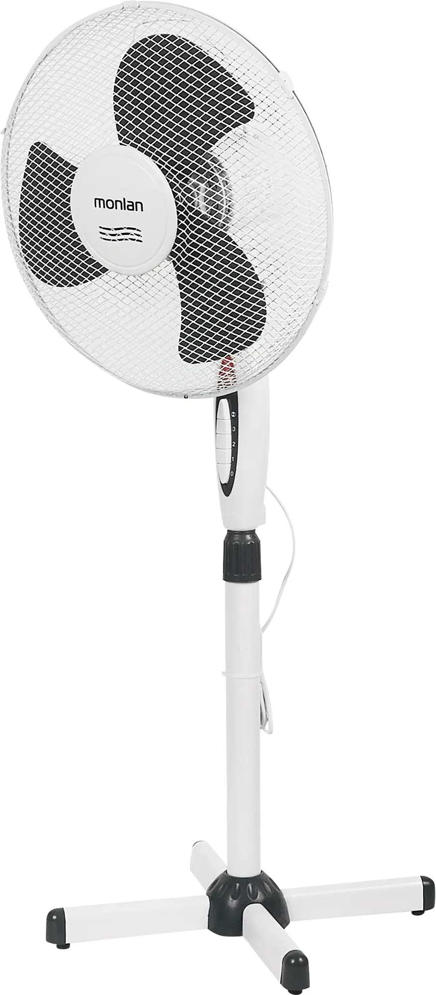 Изображение товара Напольный вентилятор Monlan MF-50SWG 50 Вт диаметр 52 см бело-серый