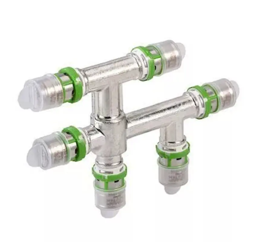 Изображение товара Крестовина Comap 16x16x16x16 мм латунь ВПр для системы водоснабжения