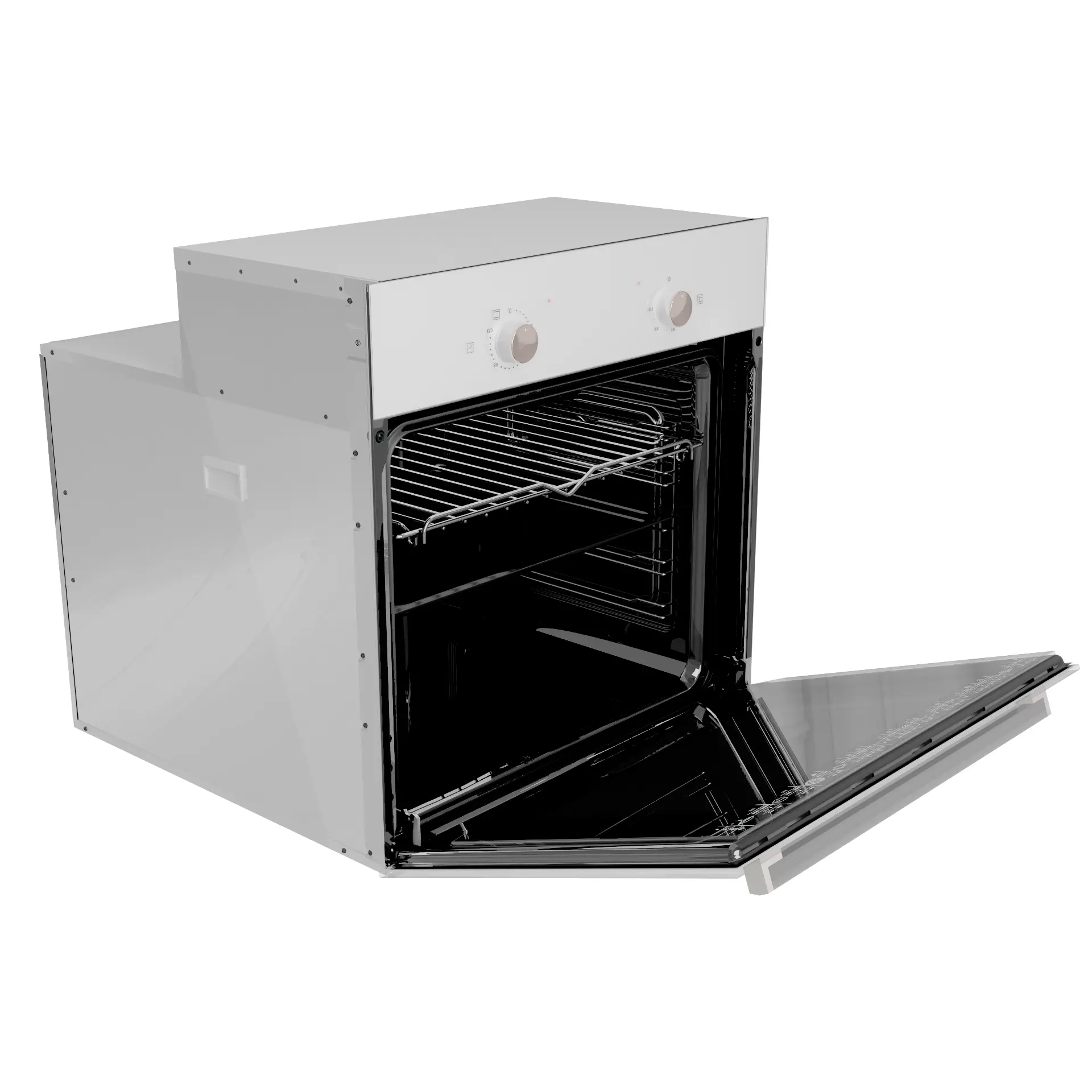 Изображение товара Электрический духовой шкаф Weissgauff Eov 172 sw 60x60x60 см цвет белый