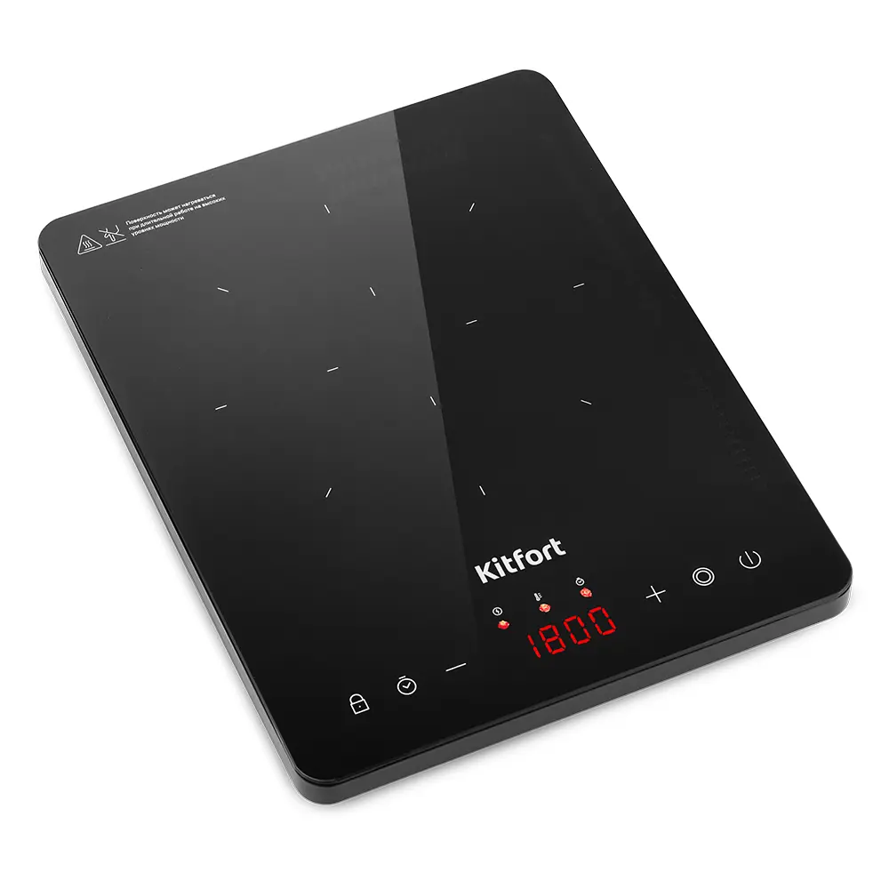 Изображение товара Индукционная настольная плита Kitfort КТ-167 29 см 1 конфорка цвет черный