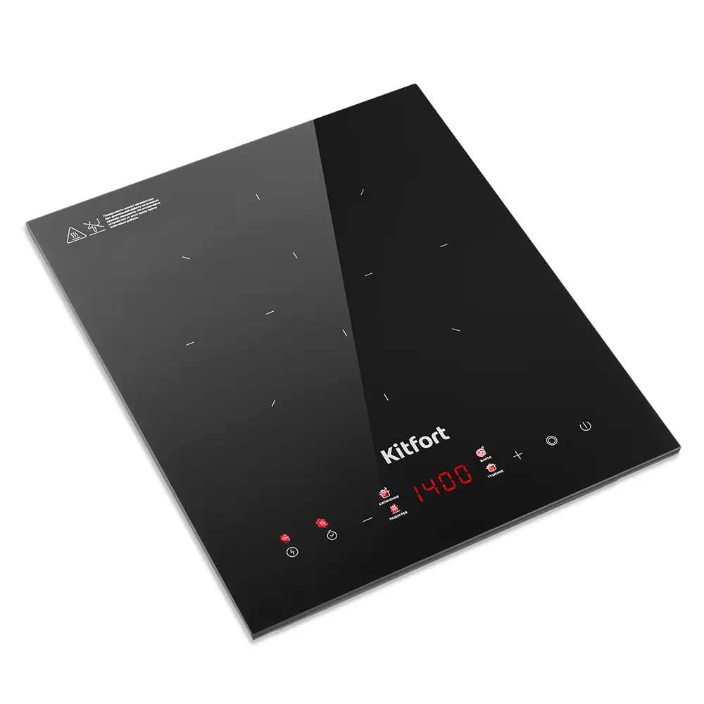 Изображение товара Индукционная настольная плита Kitfort КТ-162 28 см 1 конфорка цвет черный