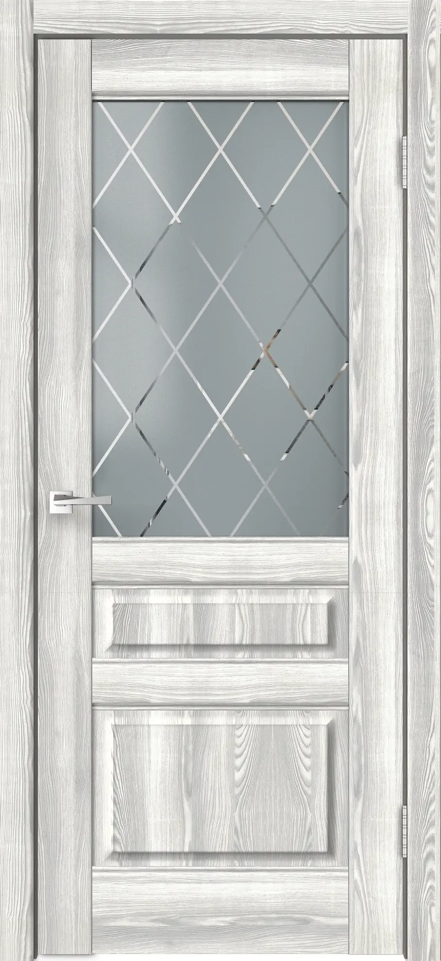 Изображение товара Межкомнатная дверь Летиция остеклённая с ПВХ ламинацией 80х200 см