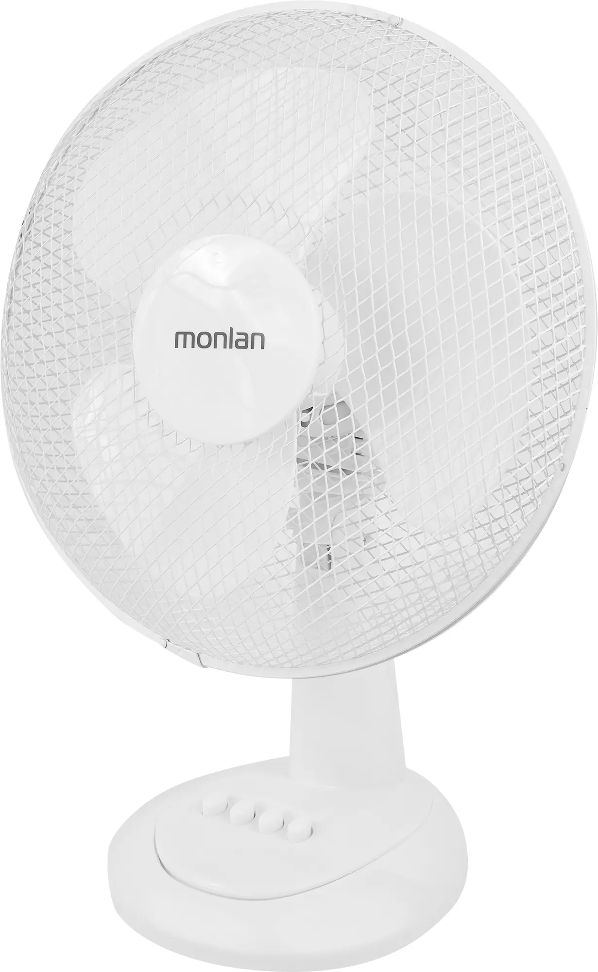 Изображение товара Настольный вентилятор Monlan MT-40W 40 Вт 34 см белый надежный компактный