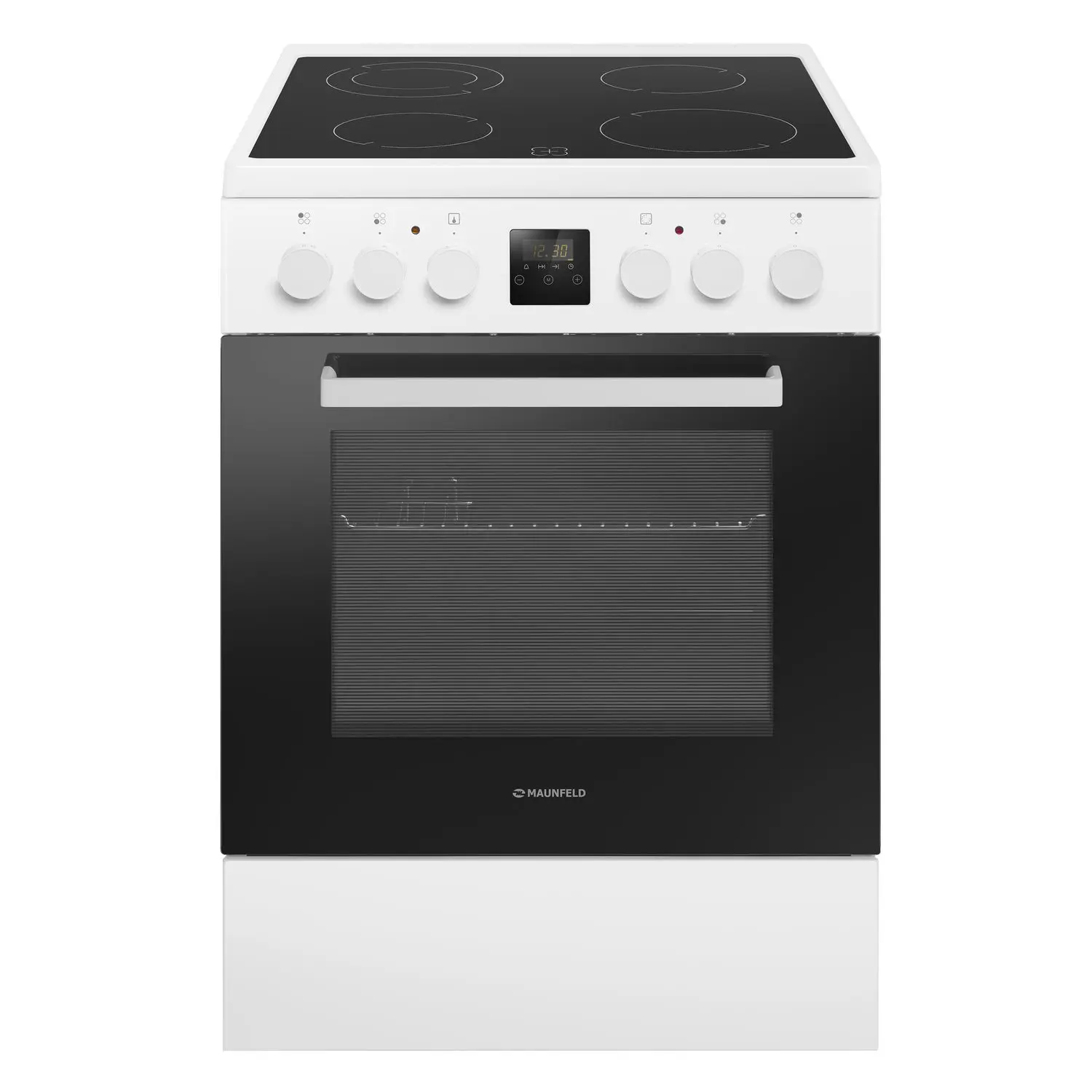 Изображение товара Электрическая плита Maunfeld MEC67CW08TD 60x85 см с духовкой и стеклокерамикой