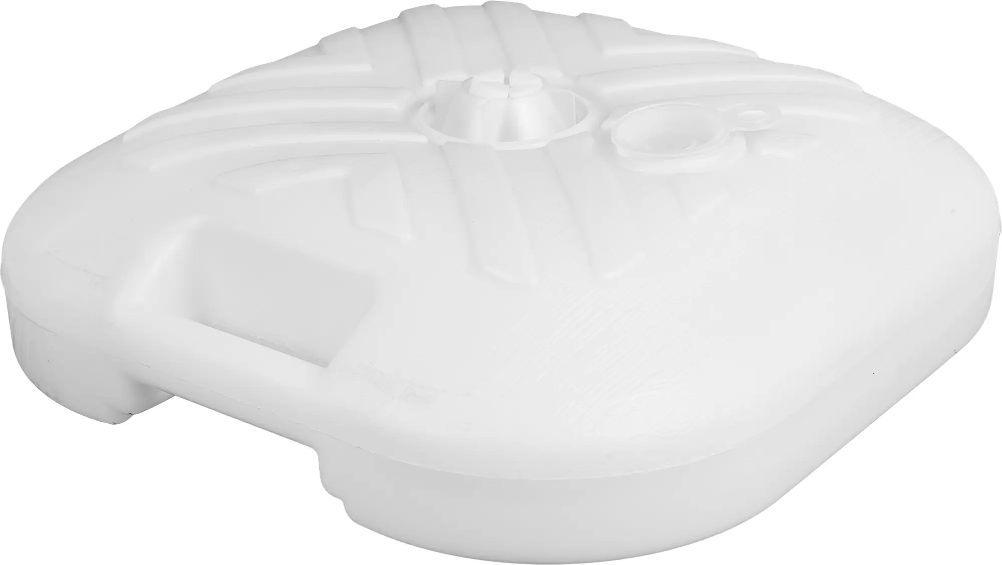 Изображение товара Подставка для садового зонта квадрат 48 см пластик белый