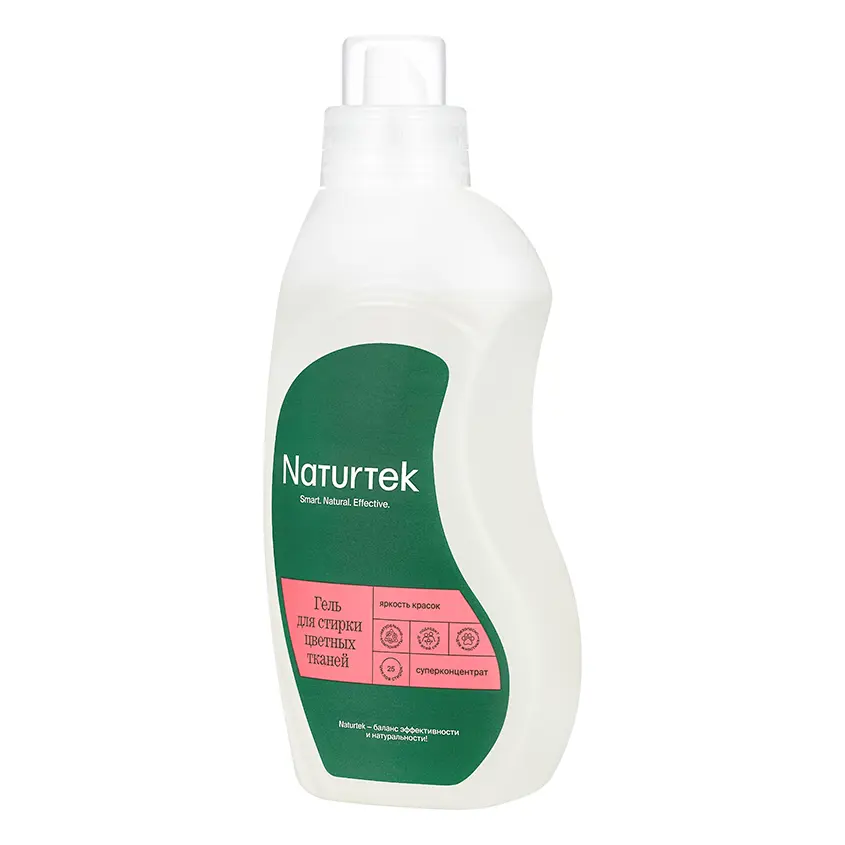 Изображение товара Гель для стирки цветных тканей NATURTEK 0.75 л
