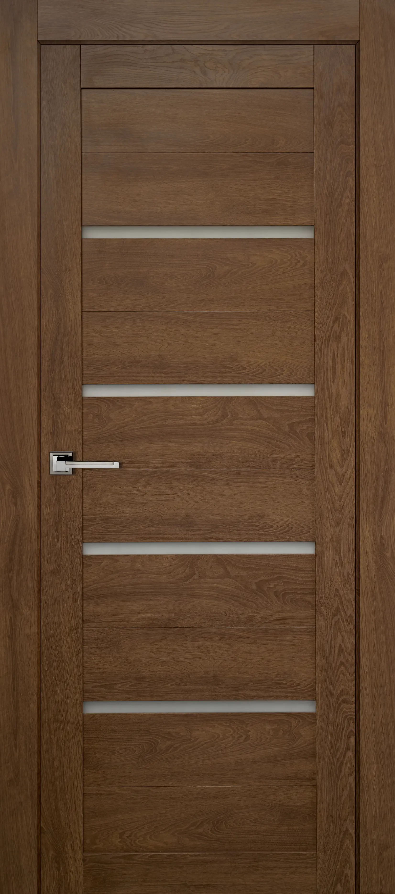 Изображение товара Межкомнатная дверь Тренд горизонтальное 70x200 см Hardflex коричневый без замка и петель