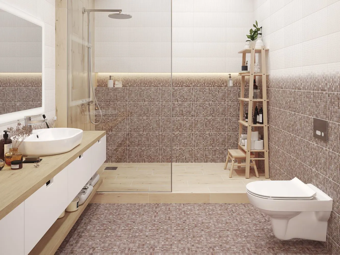 Изображение товара Керамогранит Cersanit Hammam 16107 42x42см 1.58 м² цвет коричневый, цена за упаковку