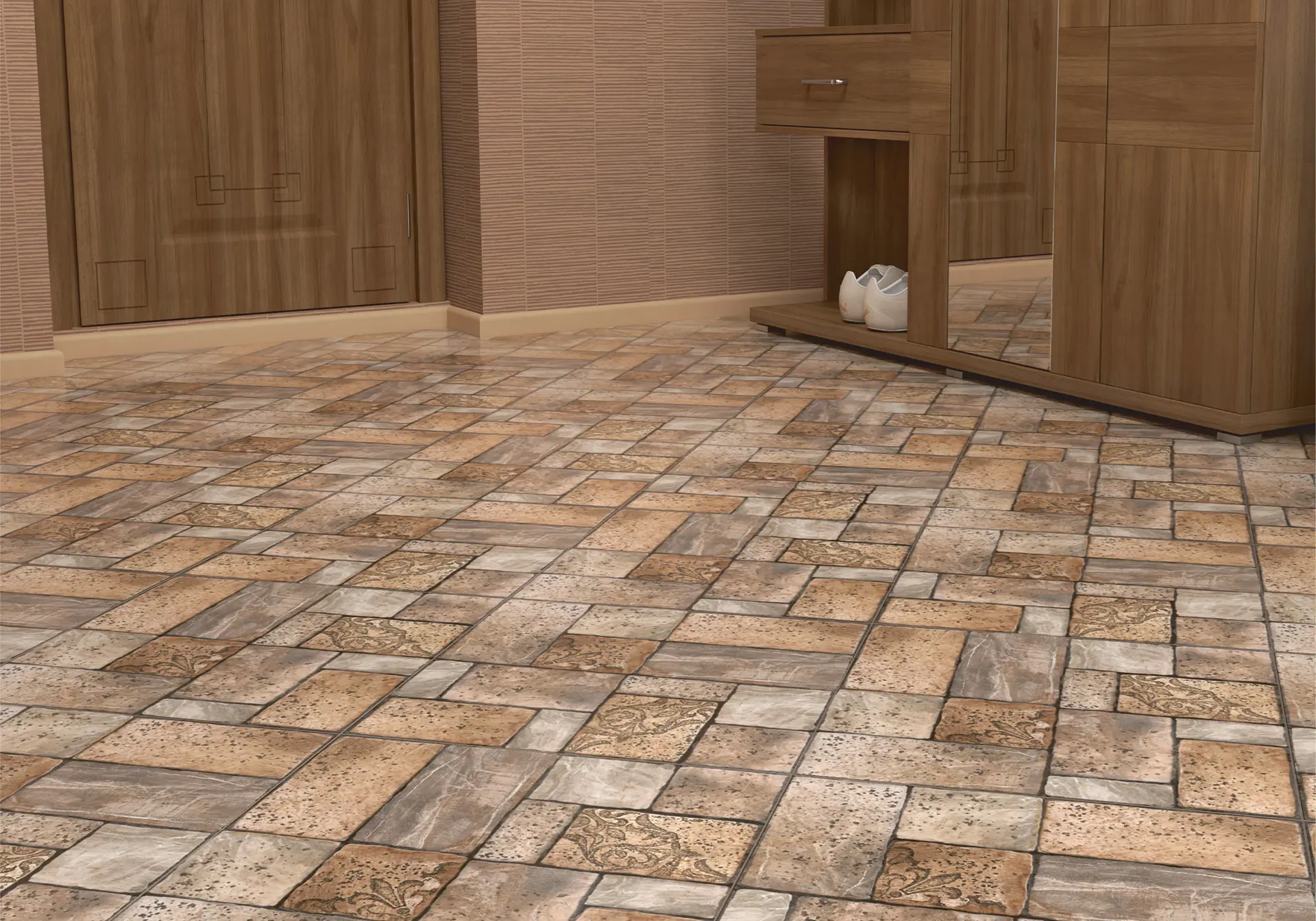 Изображение товара Напольная плитка Alma Ceramica Ester TFU03ESR404 418x418x8мм цена за упаковку