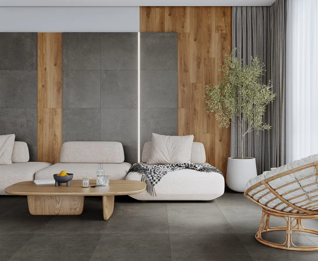 Изображение товара Керамогранит Laparet Smart серый 59.5x59.5 см матовый для пола и стен