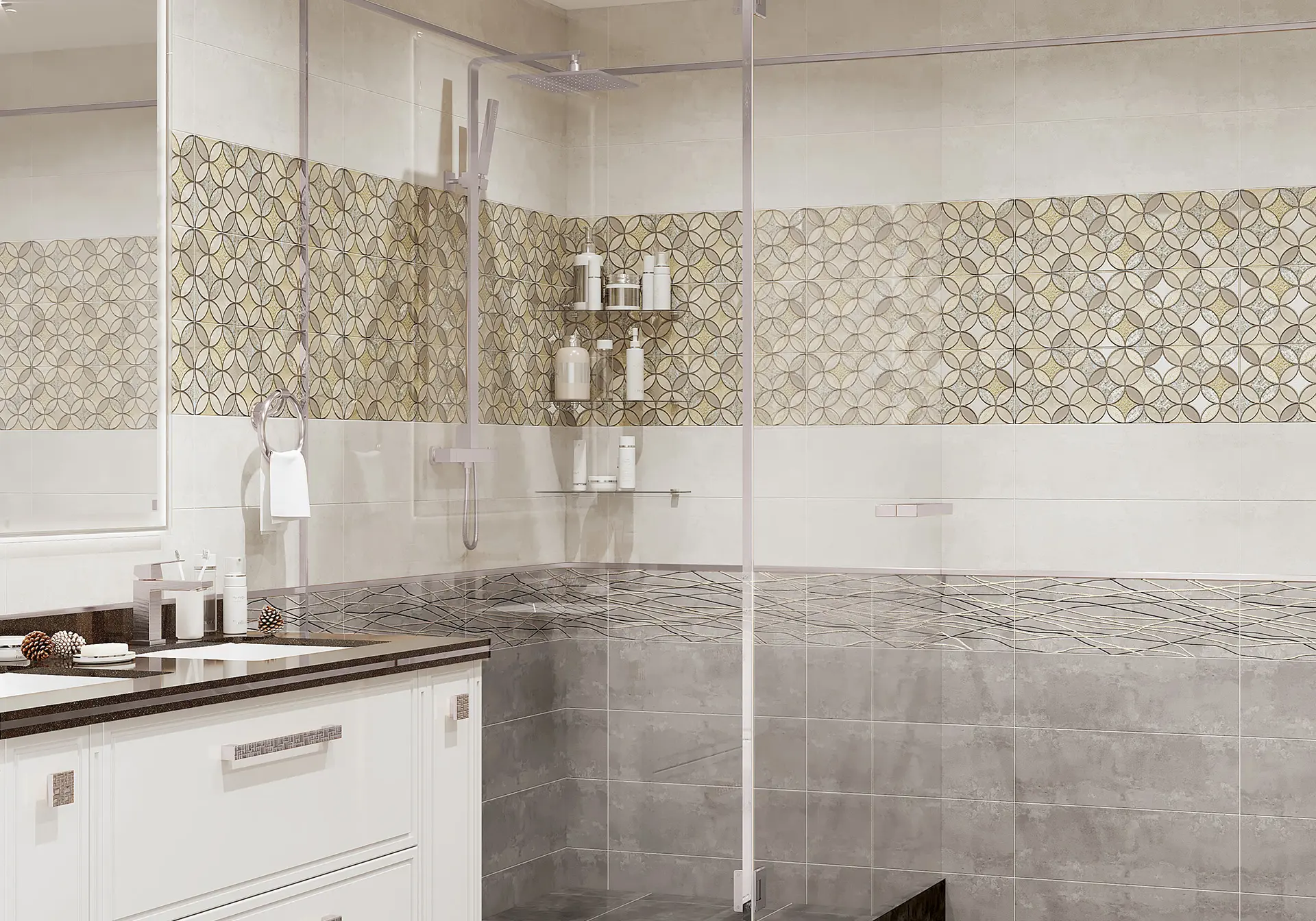 Изображение товара Плитка alma ceramica TFU03GRS707 41.8 x 41.8 1.92 м² цвет серый