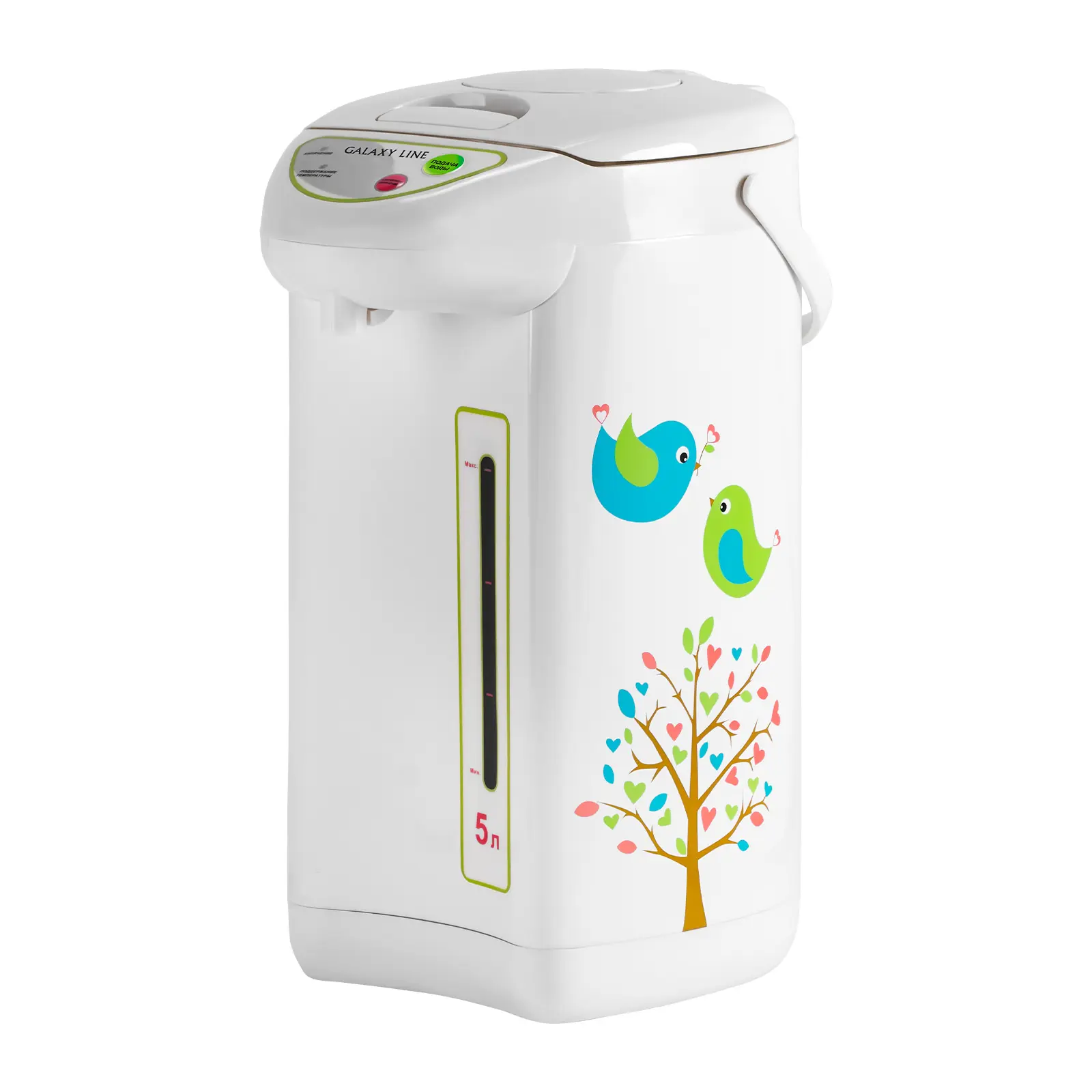Изображение товара Термопот Galaxy line Gl0605 5 л металл цвет белый