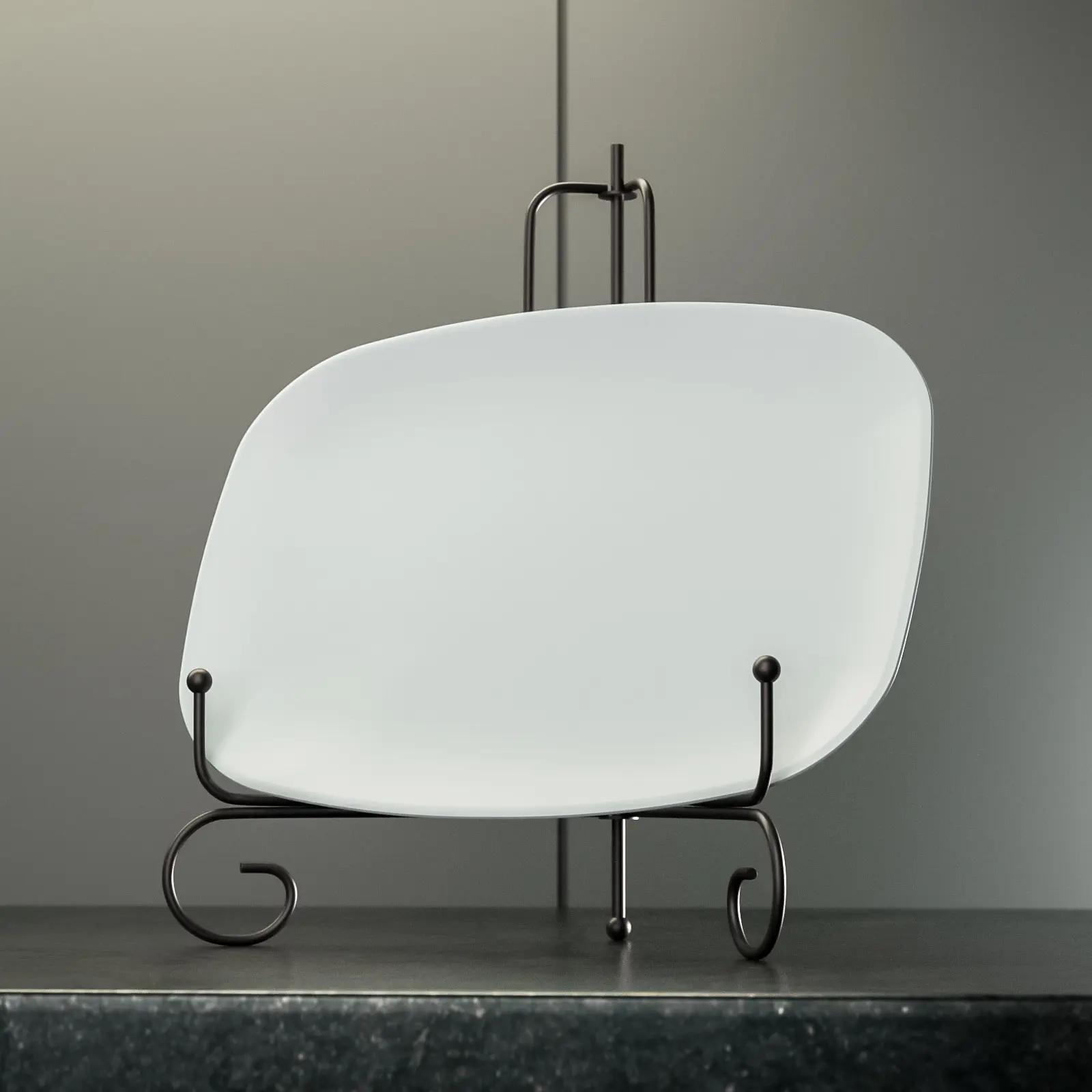 Изображение товара Сушилка для посуды Доляна 15.5 см цвет черный