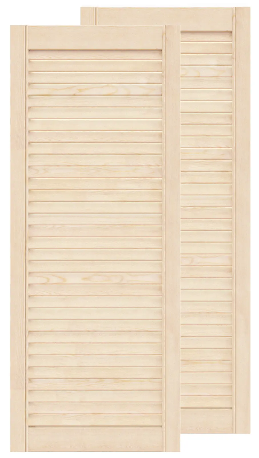 Изображение товара Жалюзийная дверь 2 шт Timber&Style 985x344x20 мм сосна сорт Экстра