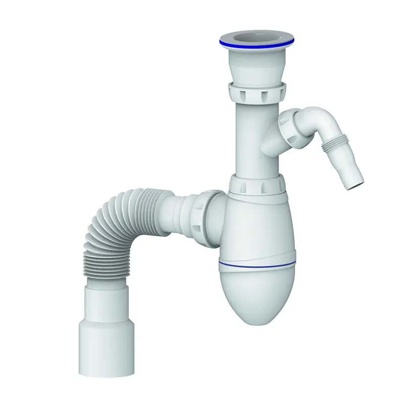 Изображение товара Сифон для раковины Unicorn А320VP D40 мм белый