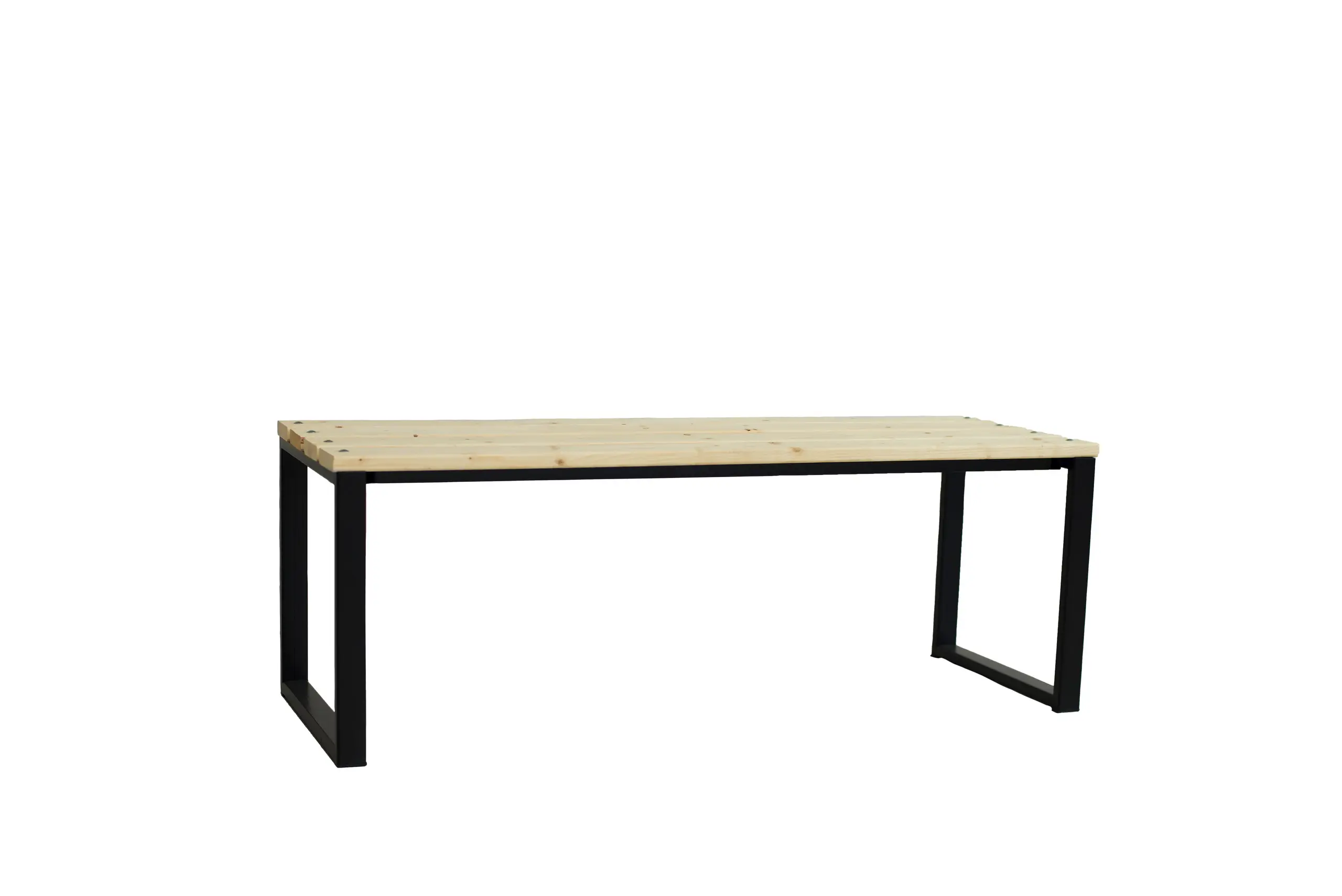 Изображение товара Скамья садовая 117 см x 40 см x 41.5 см дерево/металл черный