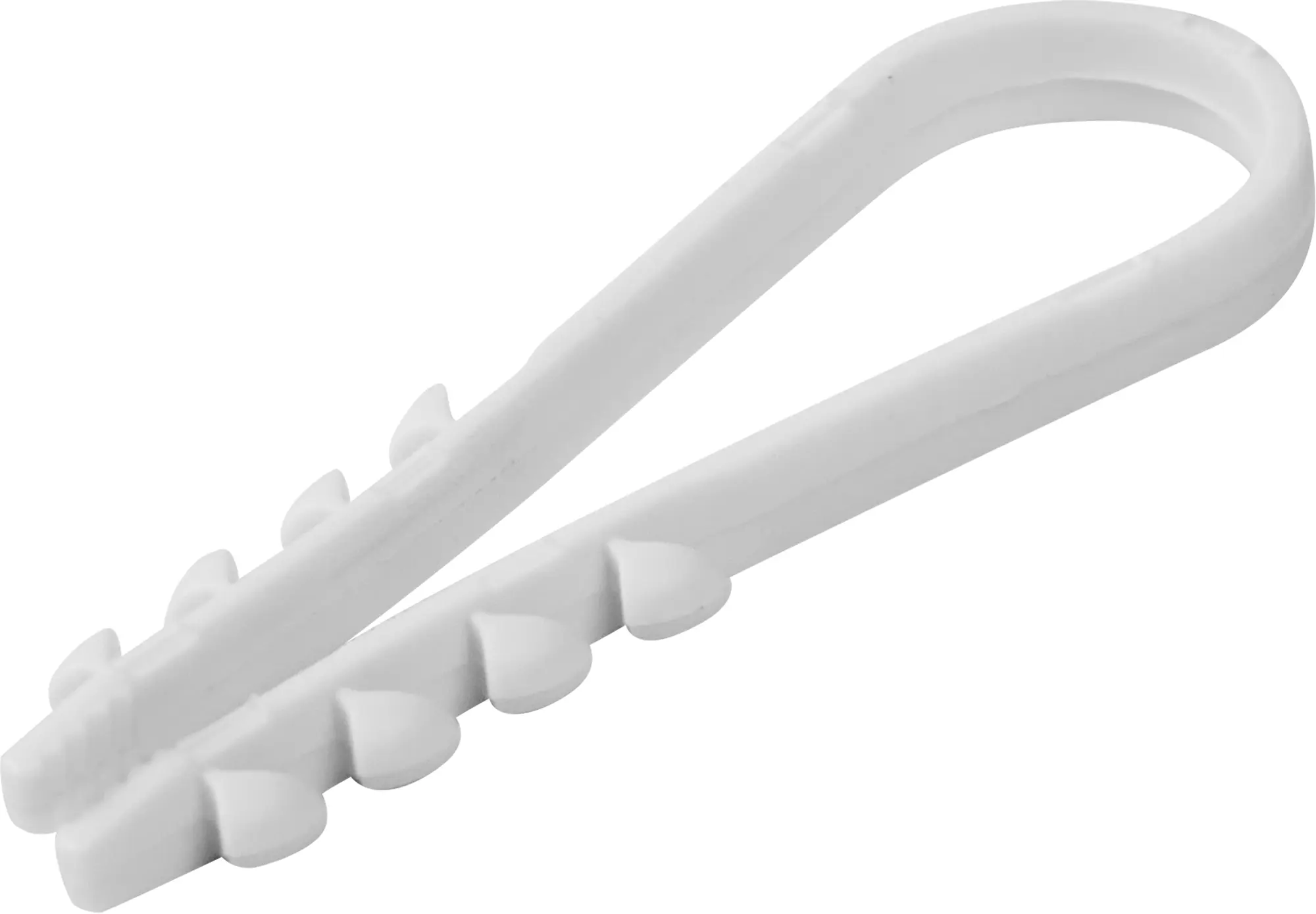 Изображение товара Дюбель-хомут Duwi ДХК 11-18 для круглого кабеля цвет белый 10 шт.