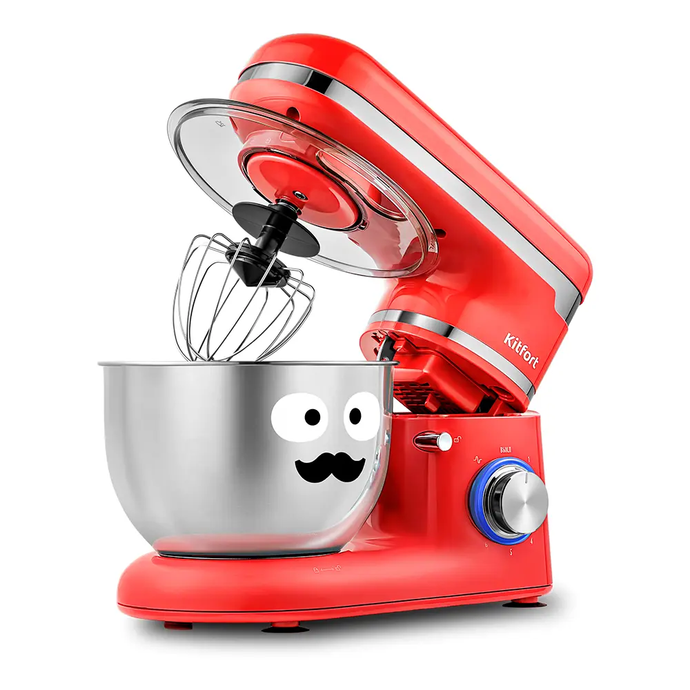 Изображение товара Миксер планетарный Kitfort КТ-3415-3 800 Вт цвет красный