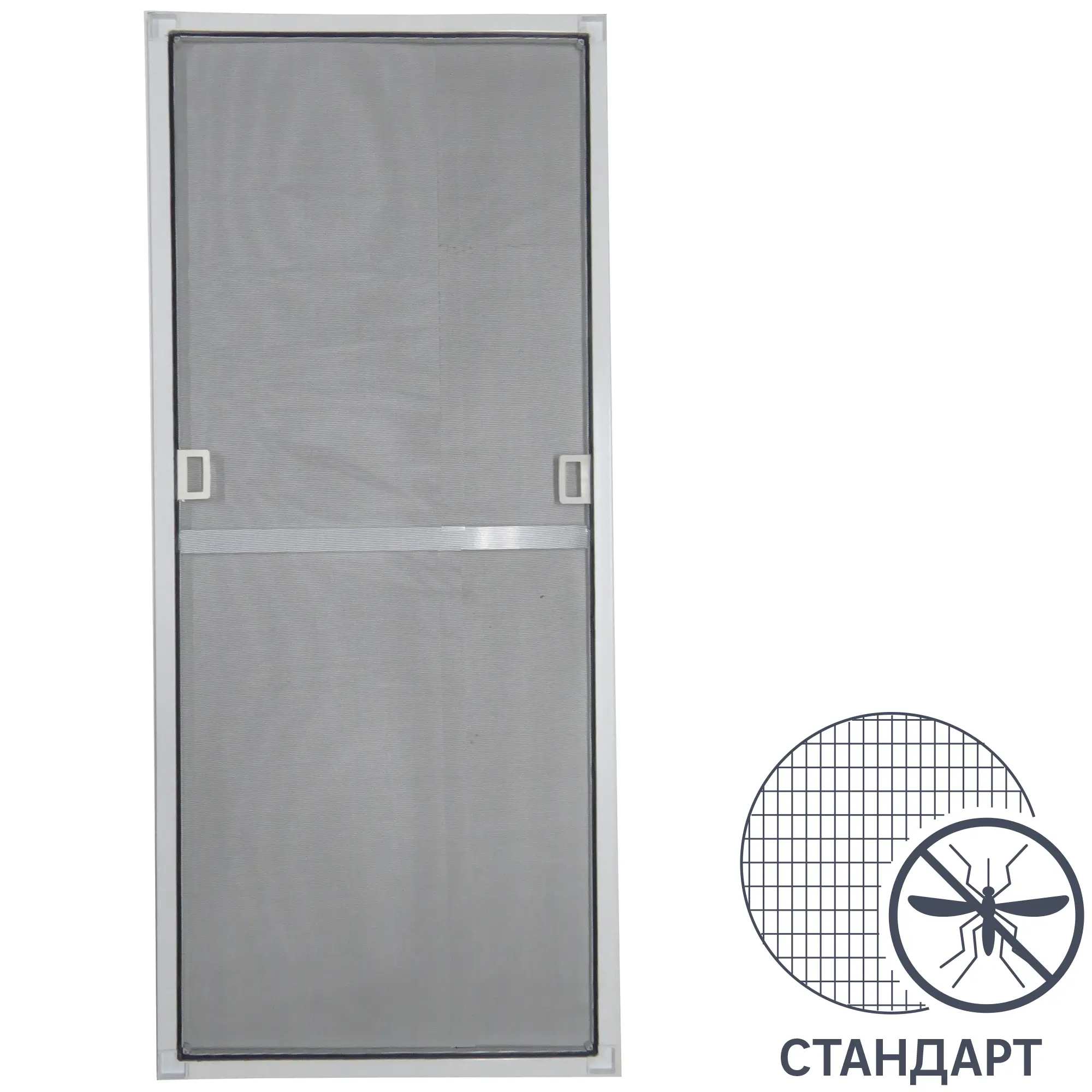 Изображение товара Рамочная москитная сетка 120x56 см для пластиковых окон