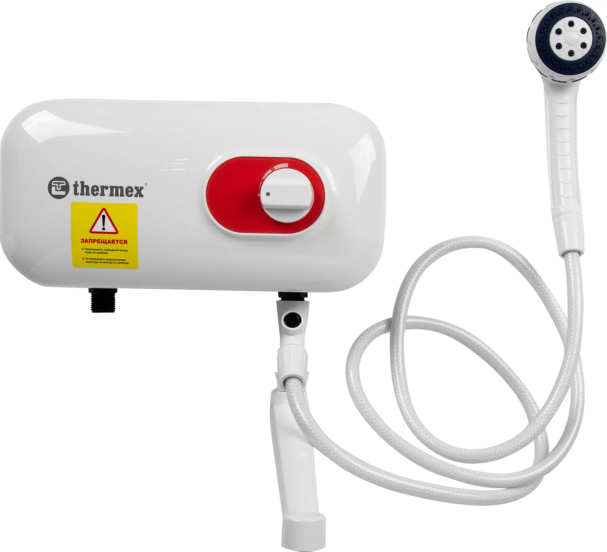 Изображение товара Проточный электрический водонагреватель Thermex Lanza 5.5 кВт белый для душа и ванной