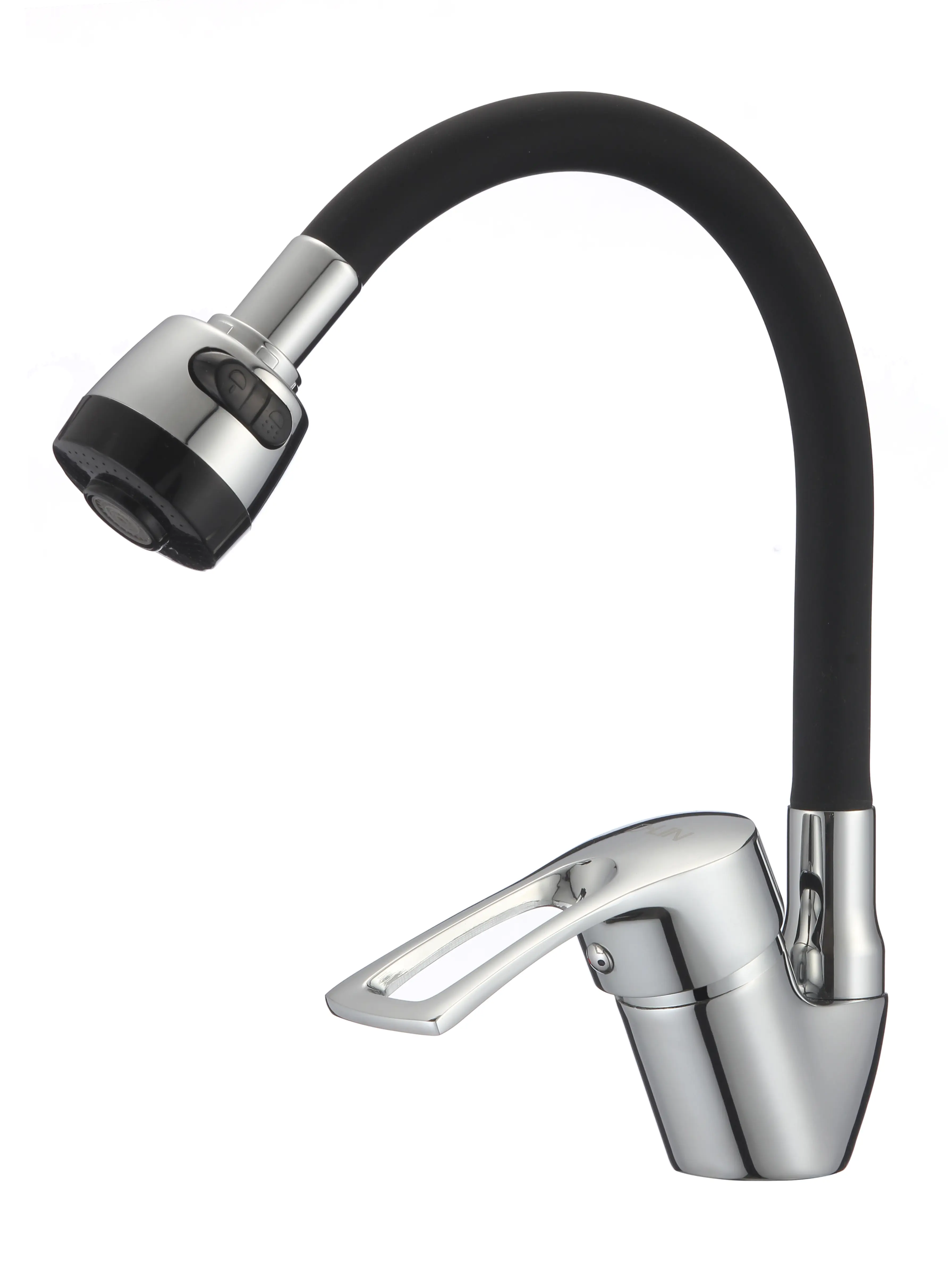 Изображение товара Смеситель для кухни однорычажный D-lin D150422-1t излив 13 см цвет черный