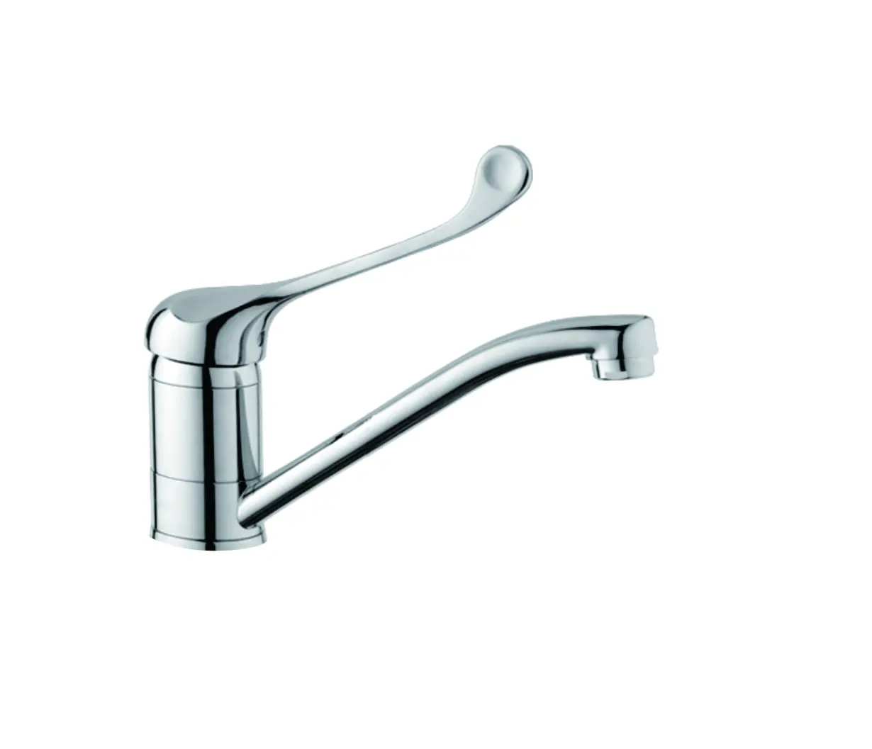 Изображение товара Смеситель для кухни однорычажный D-lin D151427-6 излив 20 см цвет хром