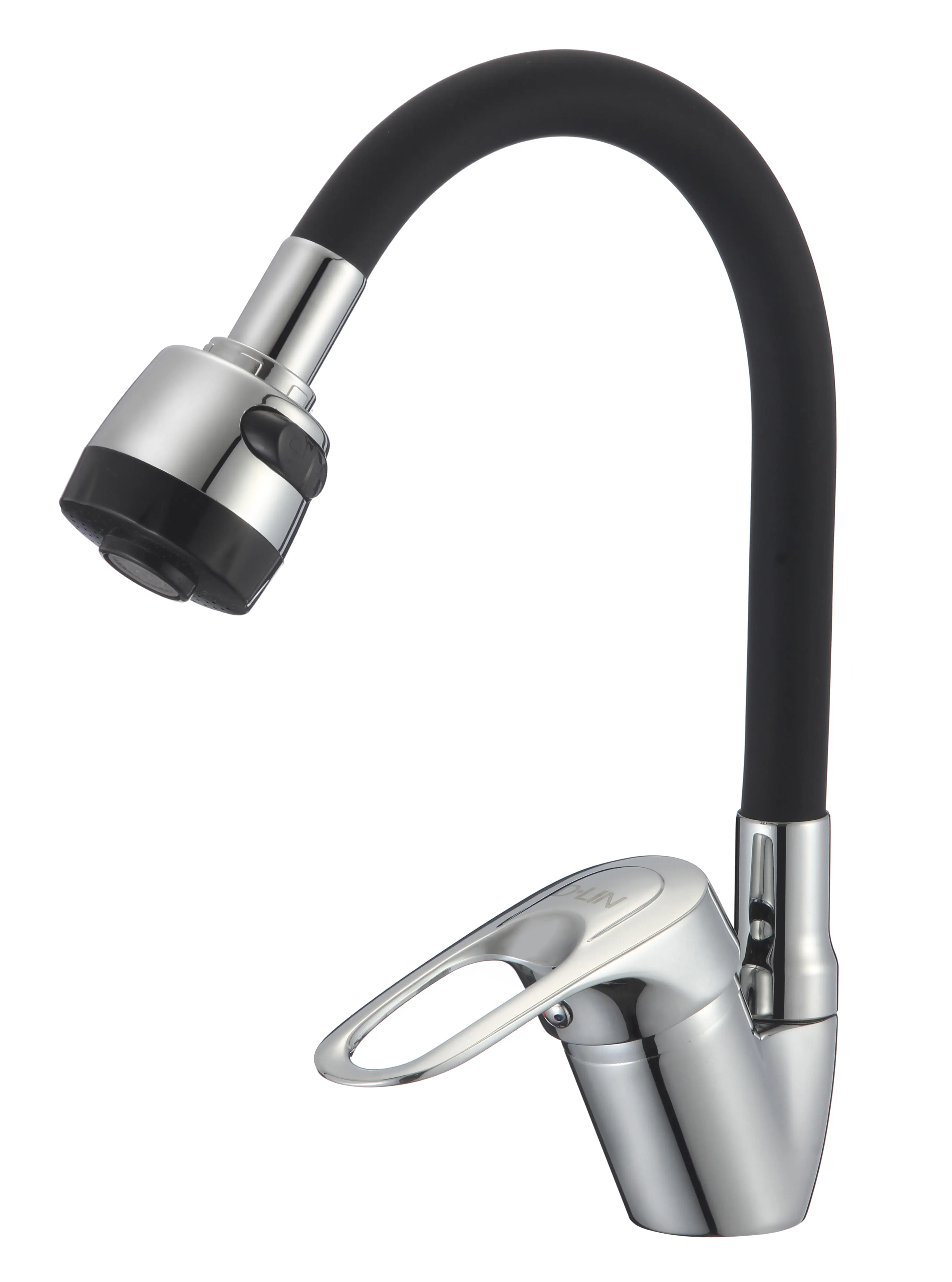 Изображение товара Смеситель для кухни однорычажный D-lin D150628-1t излив 19.2 см цвет хром