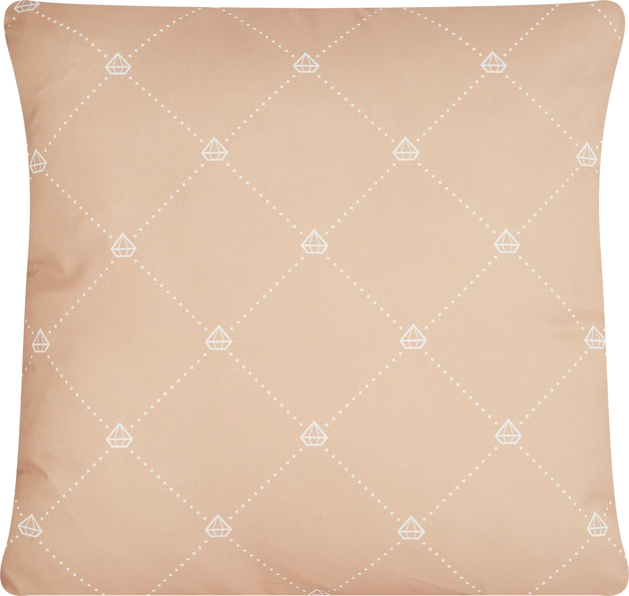 Изображение товара Подушка декоративная Nika Haushalt «С бриллиантами» 39x39 см цвет бежевый