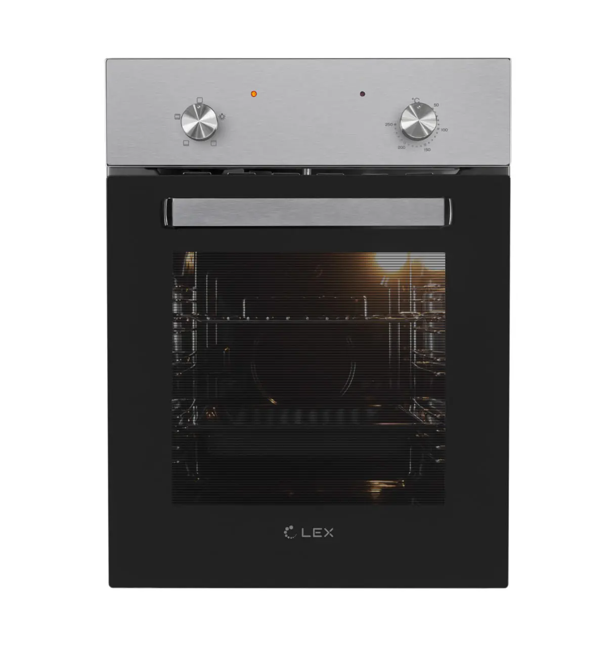 Изображение товара Электрический встраиваемый духовой шкаф Lex Edm 4540 Ix 45x59.5x55.7 см цвет нержавеющая сталь