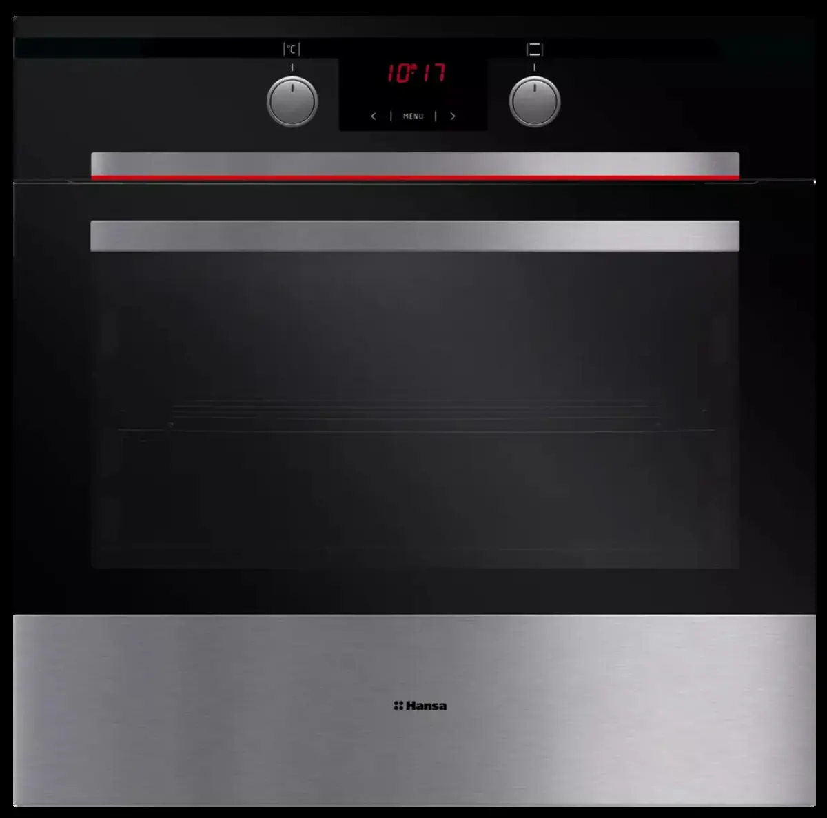 Изображение товара Электрический встраиваемый духовой шкаф Hansa Boei68434 59.5x59.5x57 см цвет нержавеющая сталь