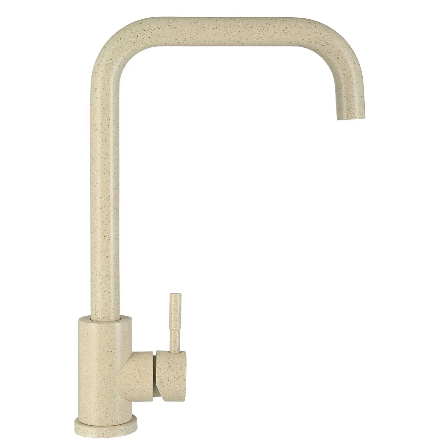 Изображение товара Смеситель для кухни Wisent крем W4998-4-30 из нержавеющей стали с поворотным изливом