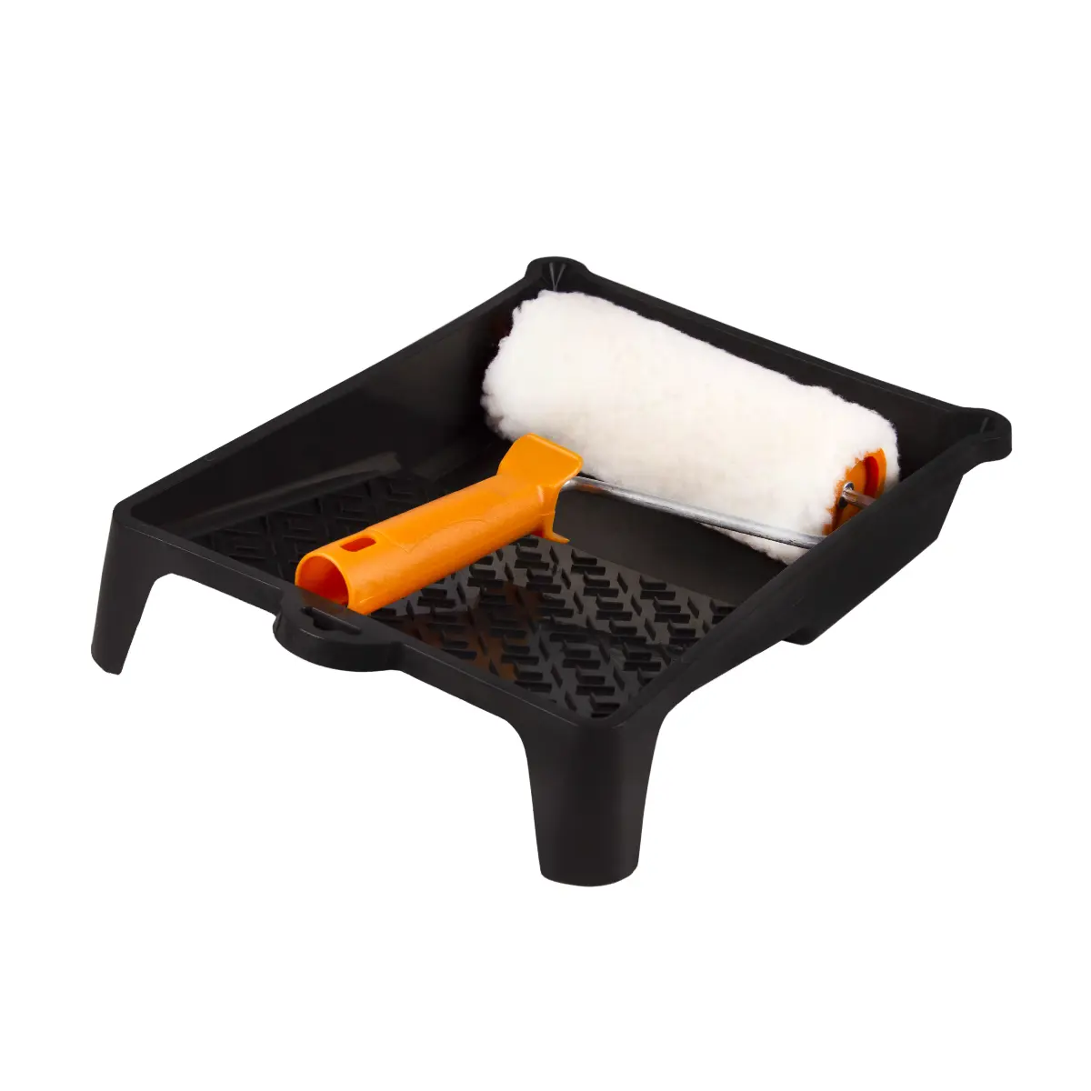 Изображение товара Набор валик меховой натур. Шабашка 108-2003 + ванночка 180 мм (1/12)