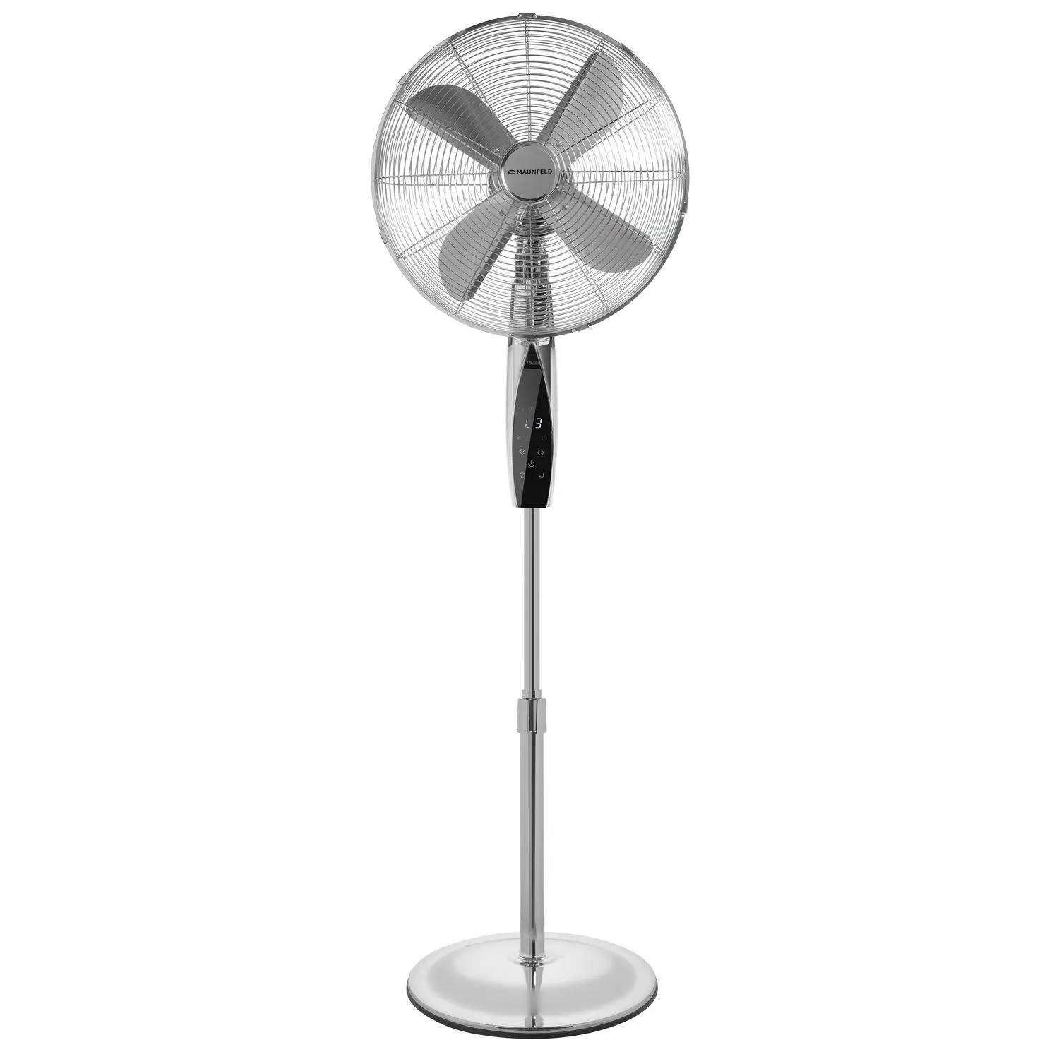 Изображение товара Вентилятор напольный Maunfeld MSF405SR 55 Вт D41 см с таймером и пультом управления цвет серебристый