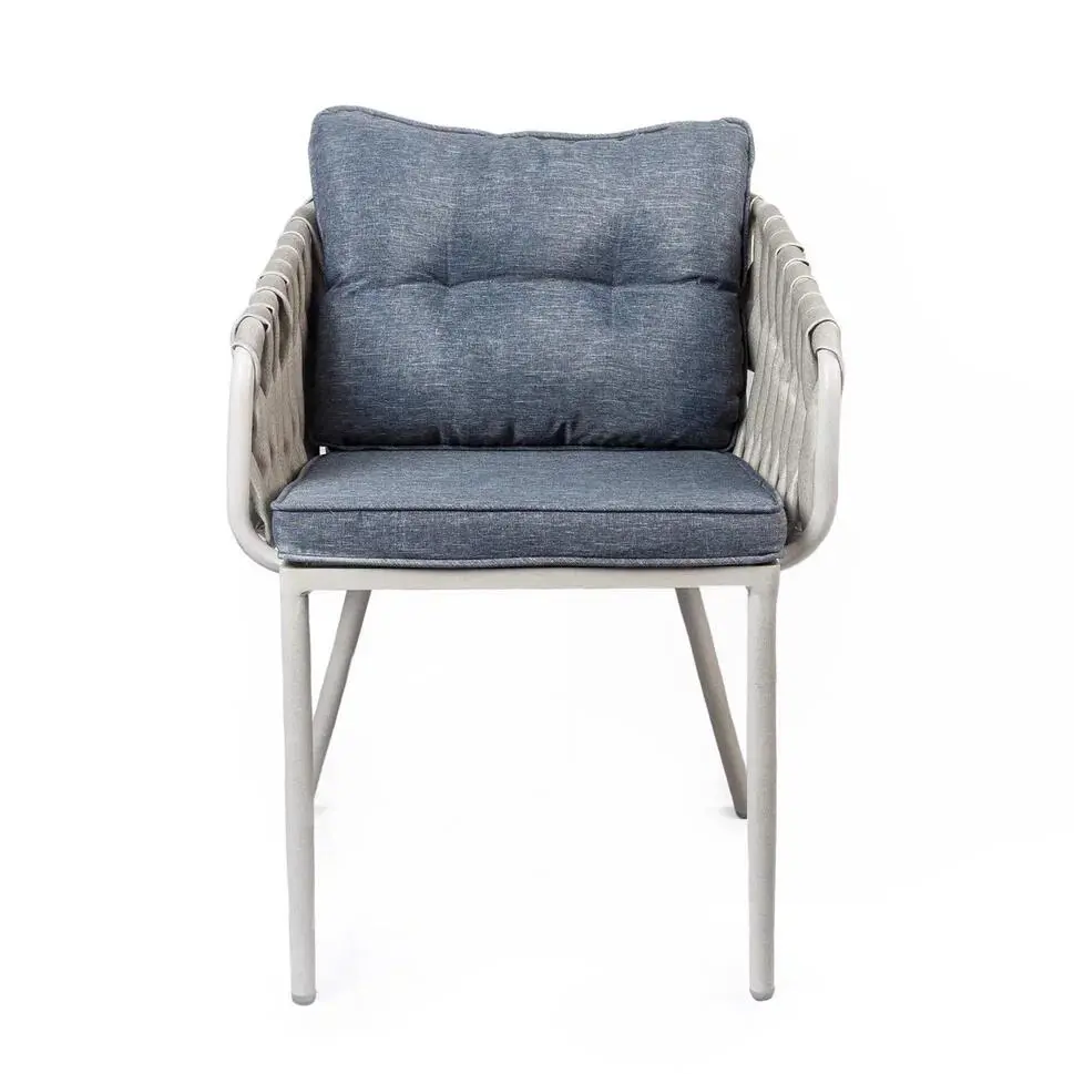 Изображение товара Стул садовый Jet из алюминия и искусственного ротанга с подушкой