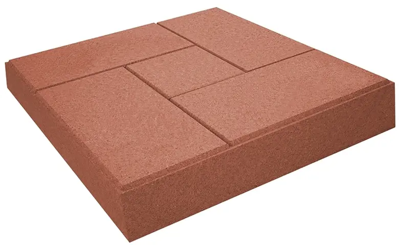 Изображение товара Плитка тротуарная Винт 300x300x60 мм терракотовый