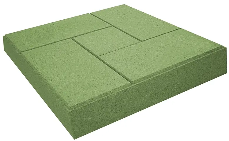 Изображение товара Плитка тротуарная Винт 300x300x60 мм зеленая бетонная для тротуаров и площадок