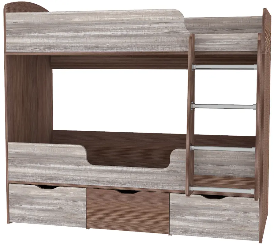 Изображение товара Кровать Кариви КИВи 163x145x73 см ЛДСП цвет бодего темный