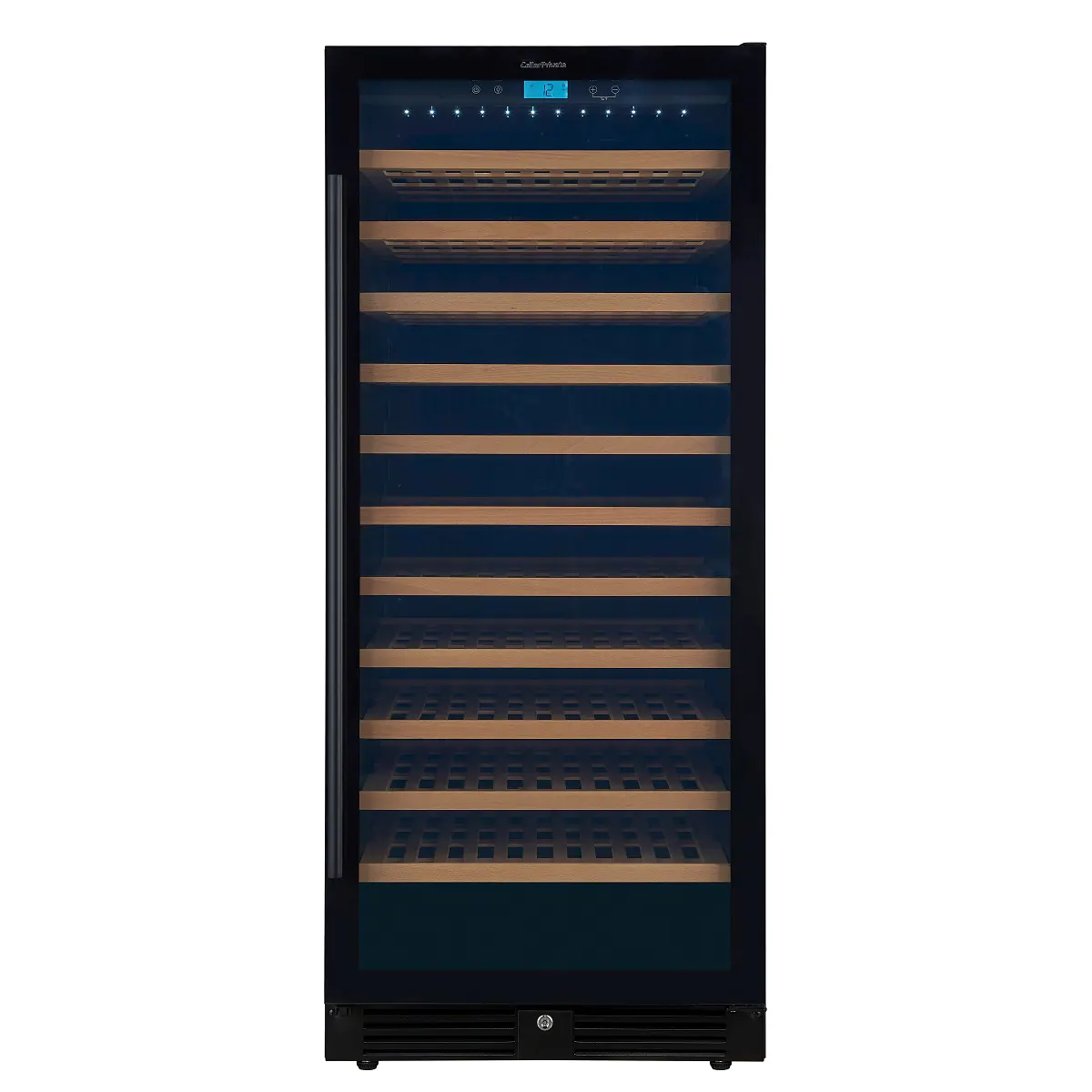 Изображение товара Винный шкаф Cellar Private CP127-1TB 59.50x140x67.50 см 122 бутылки сталь цвет черный