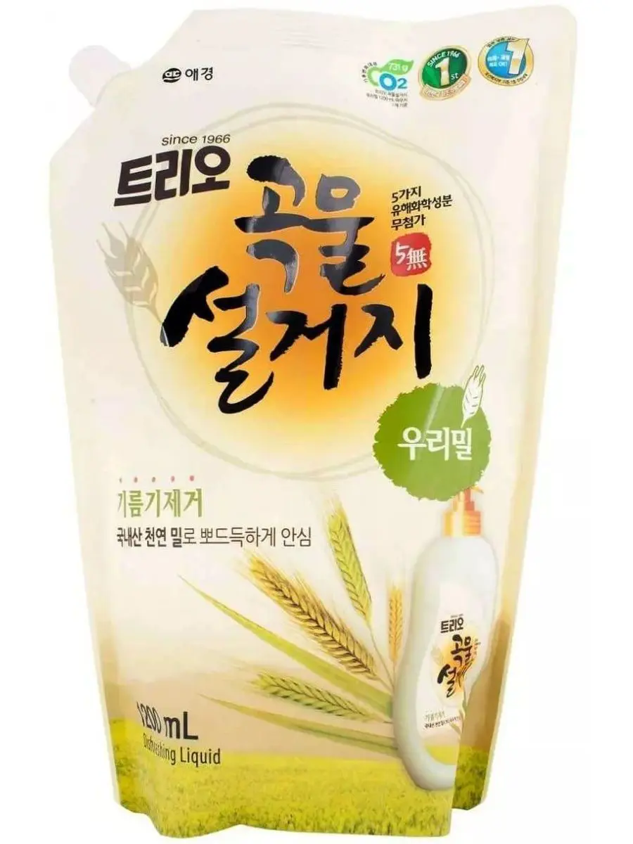 Изображение товара Средство для мытья посуды KERASYS ТРИО Пшеница 1.2 л