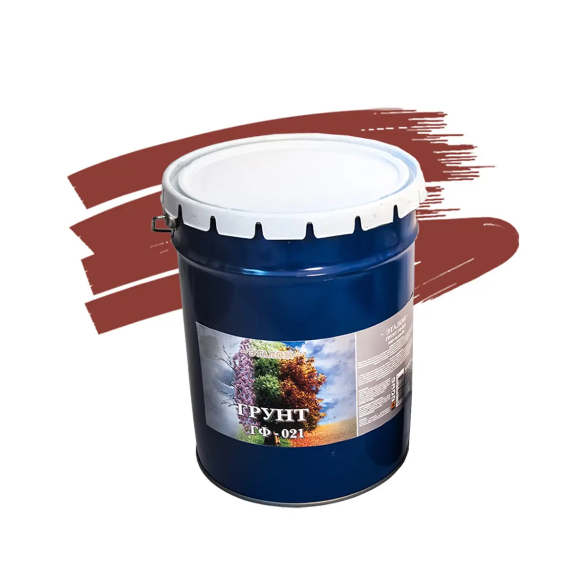 Изображение товара Грунтовка Эталон Супер-эконом гф-021 коричневый 26.1л