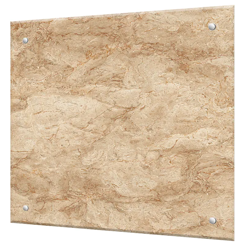 Изображение товара Декоративный кухонный фартук Borntoprint Мраморный песок 50x50x4 см закаленное стекло цвет прозрачный