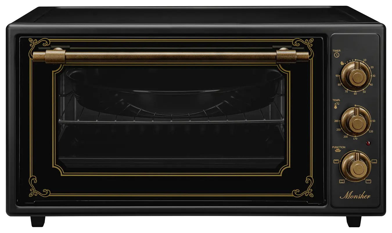 Изображение товара Электропечь Monsher 76539 59x31x45 см 750 Вт цвет антрацит