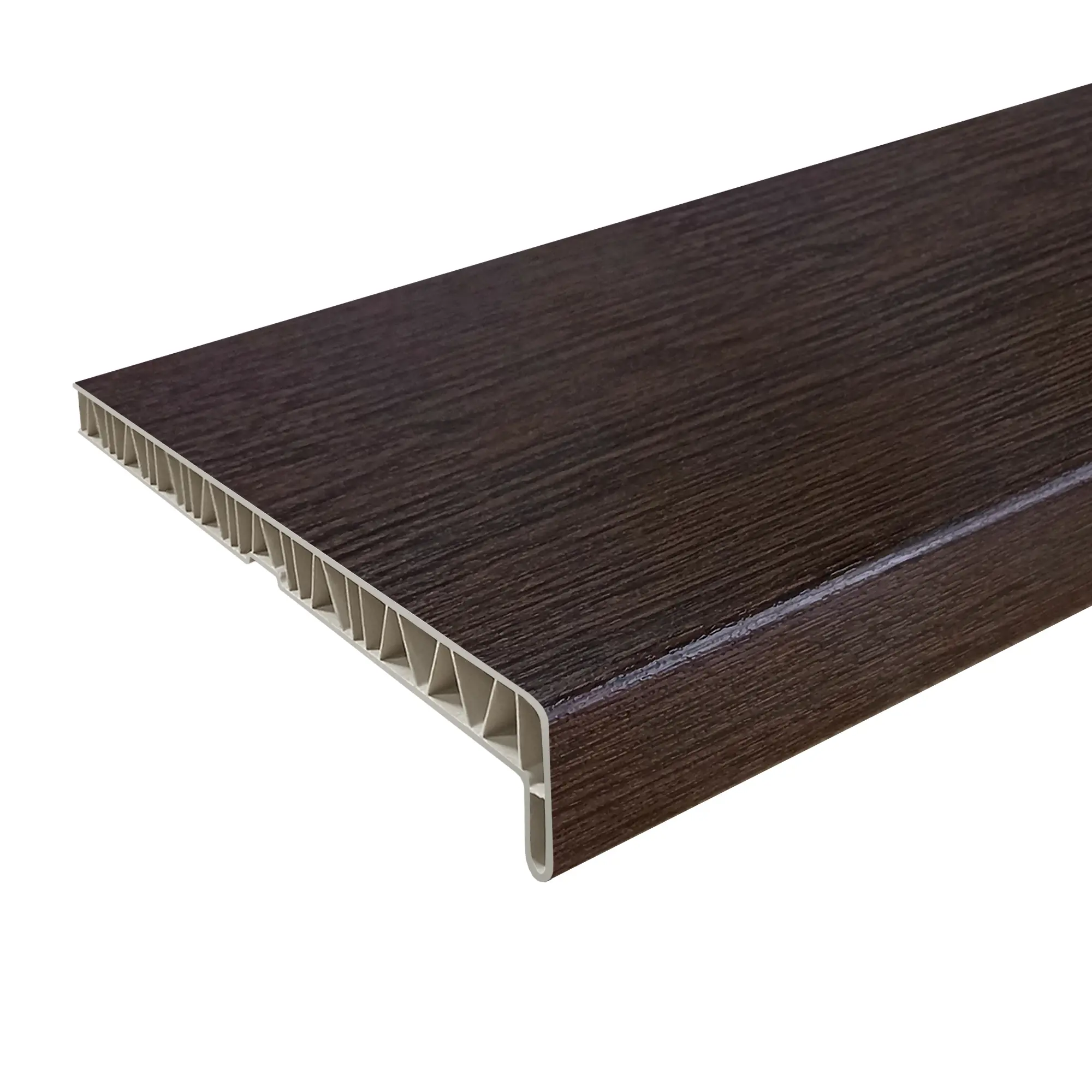 Изображение товара Подоконник ПВХ 3000x400 мм темный дуб для современного интерьера