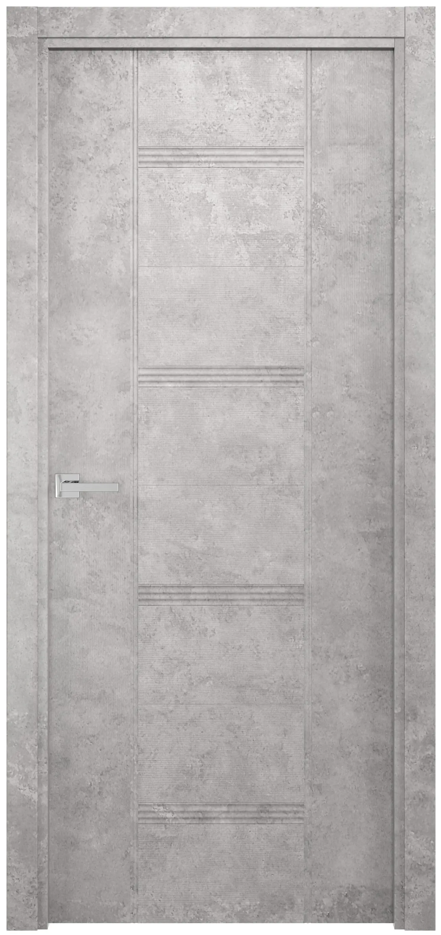 Изображение товара Межкомнатная глухая дверь Виктория 70x200 см финиш-бумага бетон Россия