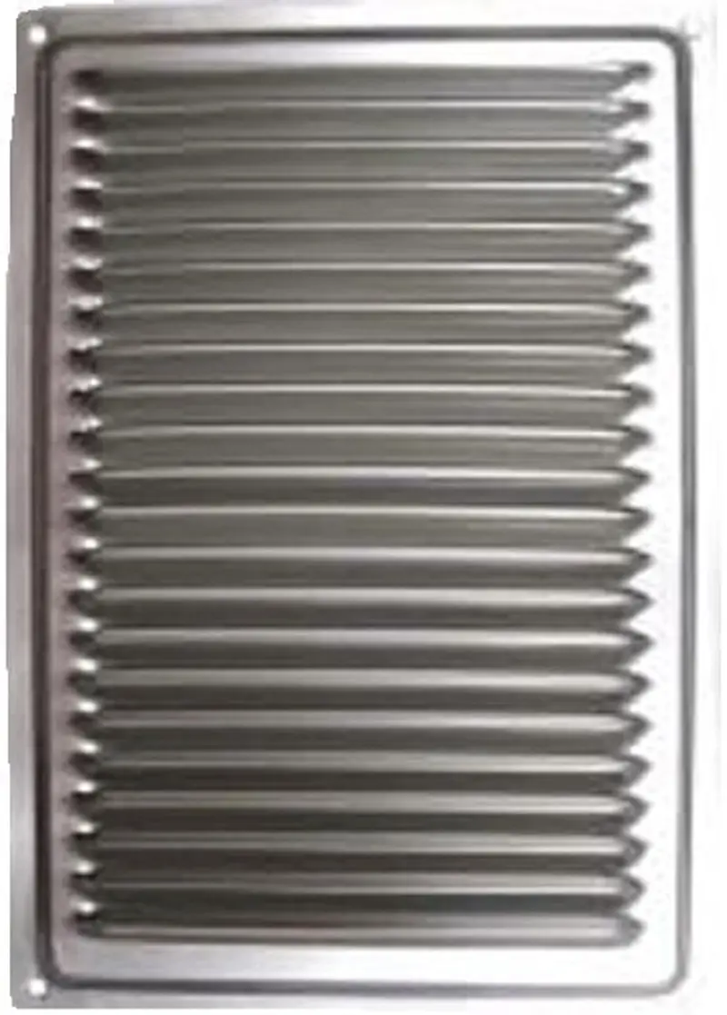 Изображение товара Вентиляционная решетка Melodia della vita 170x170 мм металл хром монтаж винты