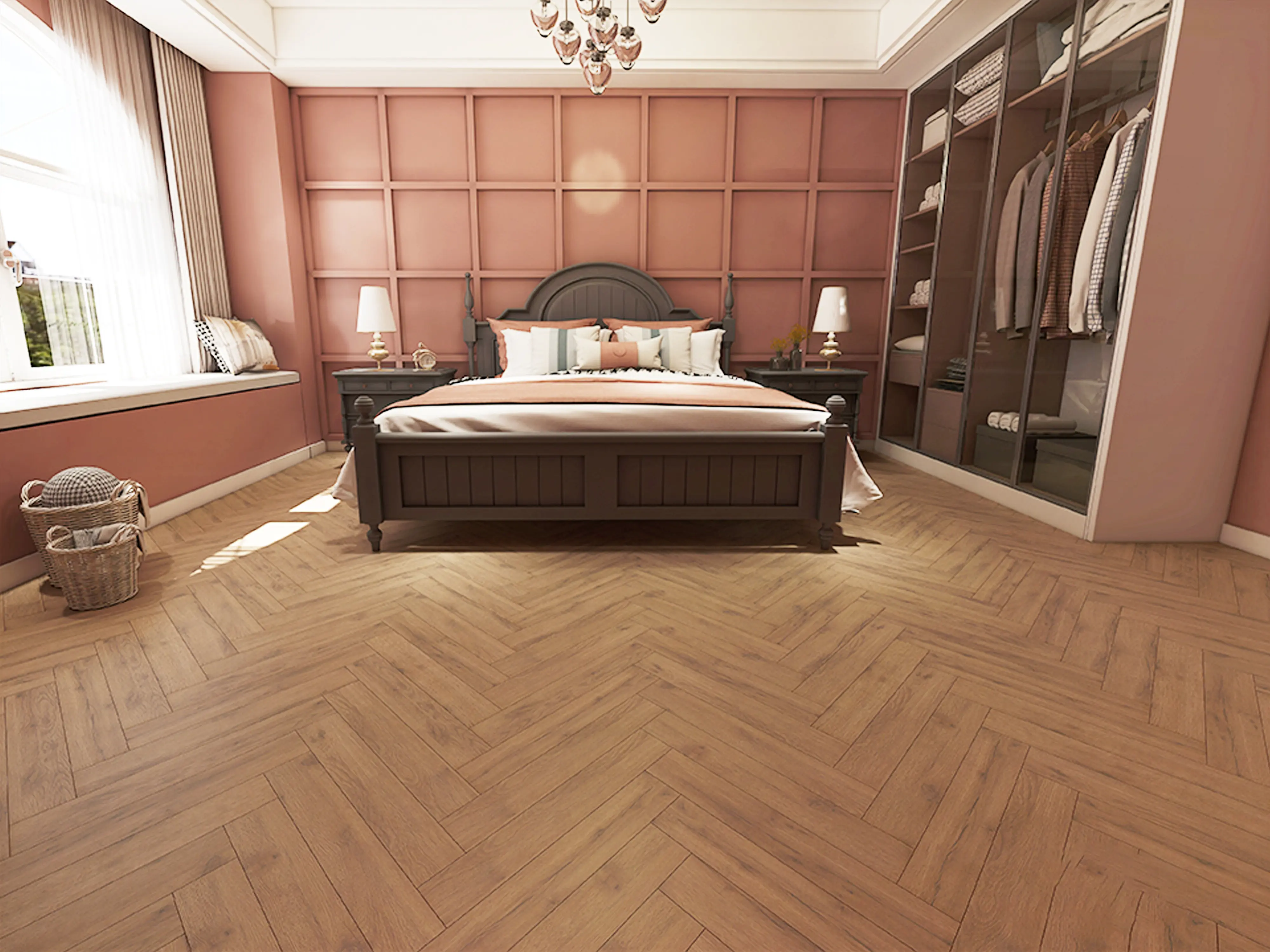 Изображение товара Ламинат Woodstyle Дуб Кивер Коричневый 34 класс 12 мм с фаской 1.32 м²